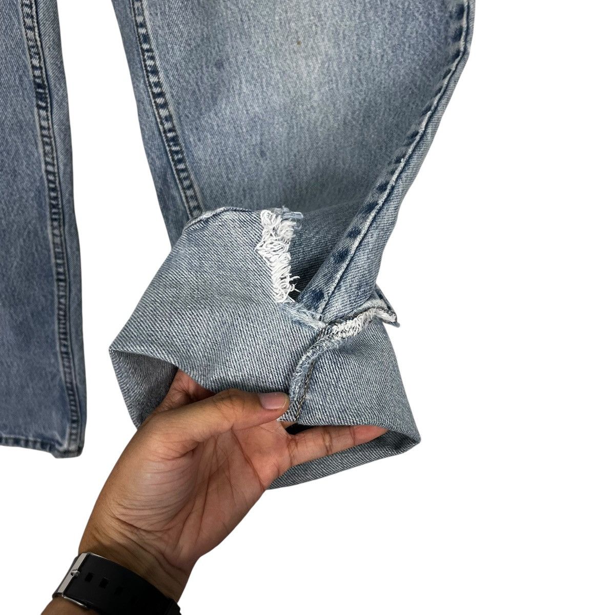 Levi's Vintaage 90s Levis Silver Tab Distressed Denim Jeans Size US 30 / EU 46 - 12 Thumbnail
