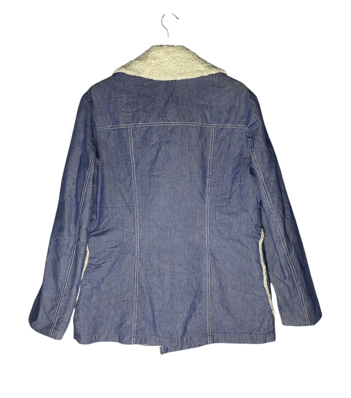 Vintage Vintage 70s Sherpa Lined Denim Ranch Coat Size US M / EU 48-50 / 2 - 3 Thumbnail