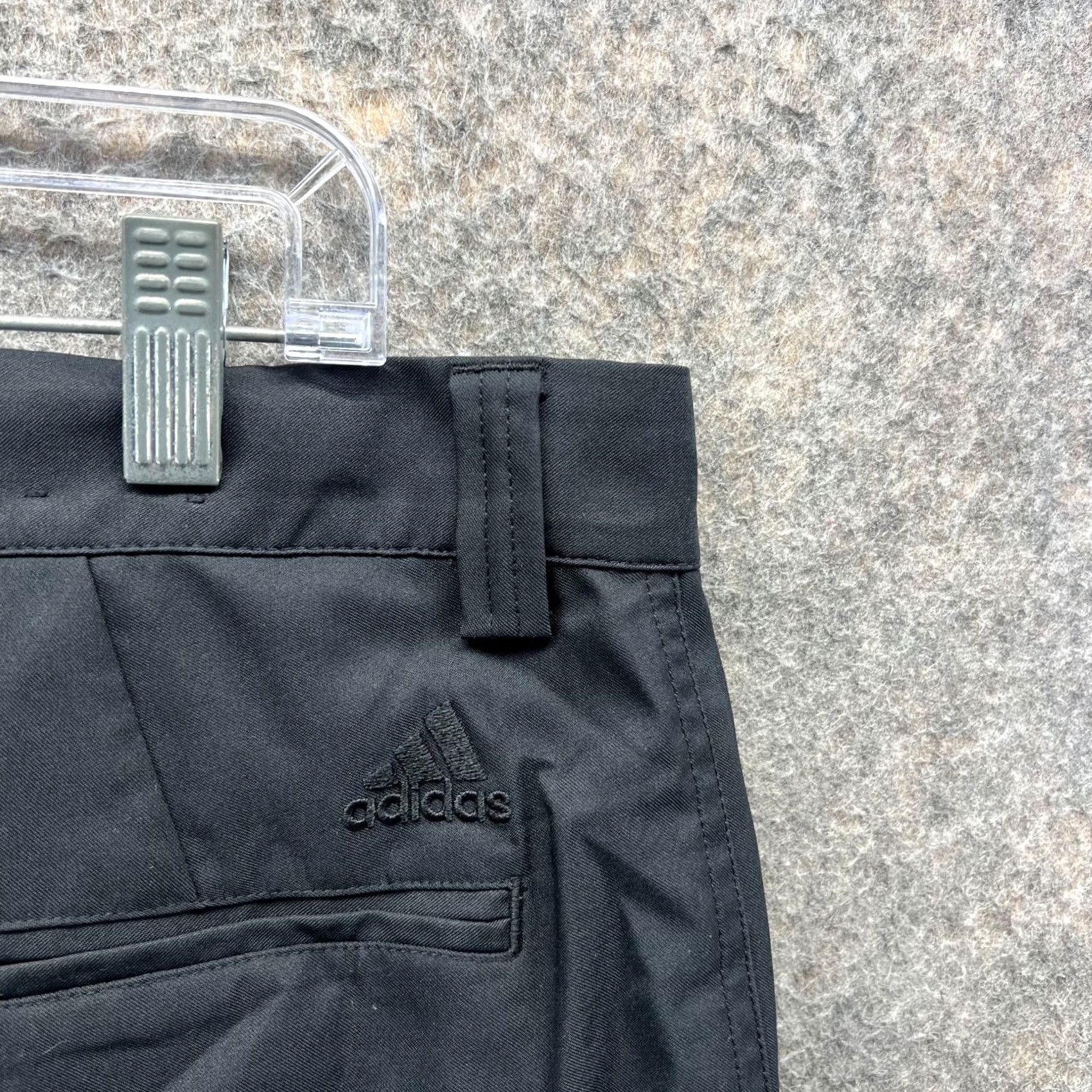 Adidas Adidas Pants Men 34x34 Black Chino Pleated Trousers Vintage Straight Leg 34 Inseam Men’s Regular Fit Front Pleated Front Pocket Size US 34 / EU 50 - 5 Thumbnail