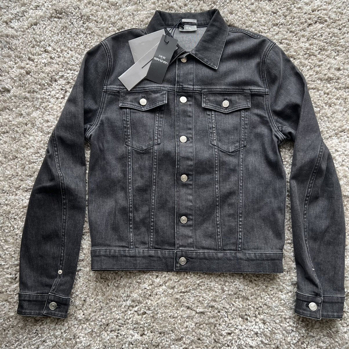 Club Sorayama × Dior christian Dior oblique x sorayama denim jacket black grey 50 Size US M / EU 48-50 / 2 - 12 Thumbnail
