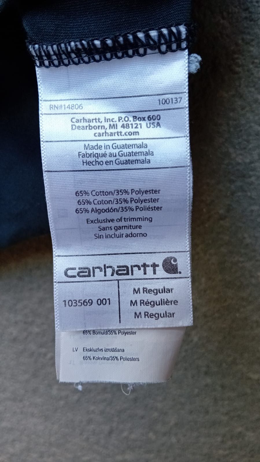 Carhartt Carhartt Force Relaxed Fit Polo Shirt 103569 001 sz M Size US M / EU 48-50 / 2 - 5 Thumbnail