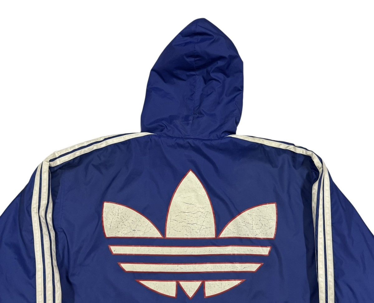 Vtg🔥Adidas Coach Longjacket Hoodies Big Logo