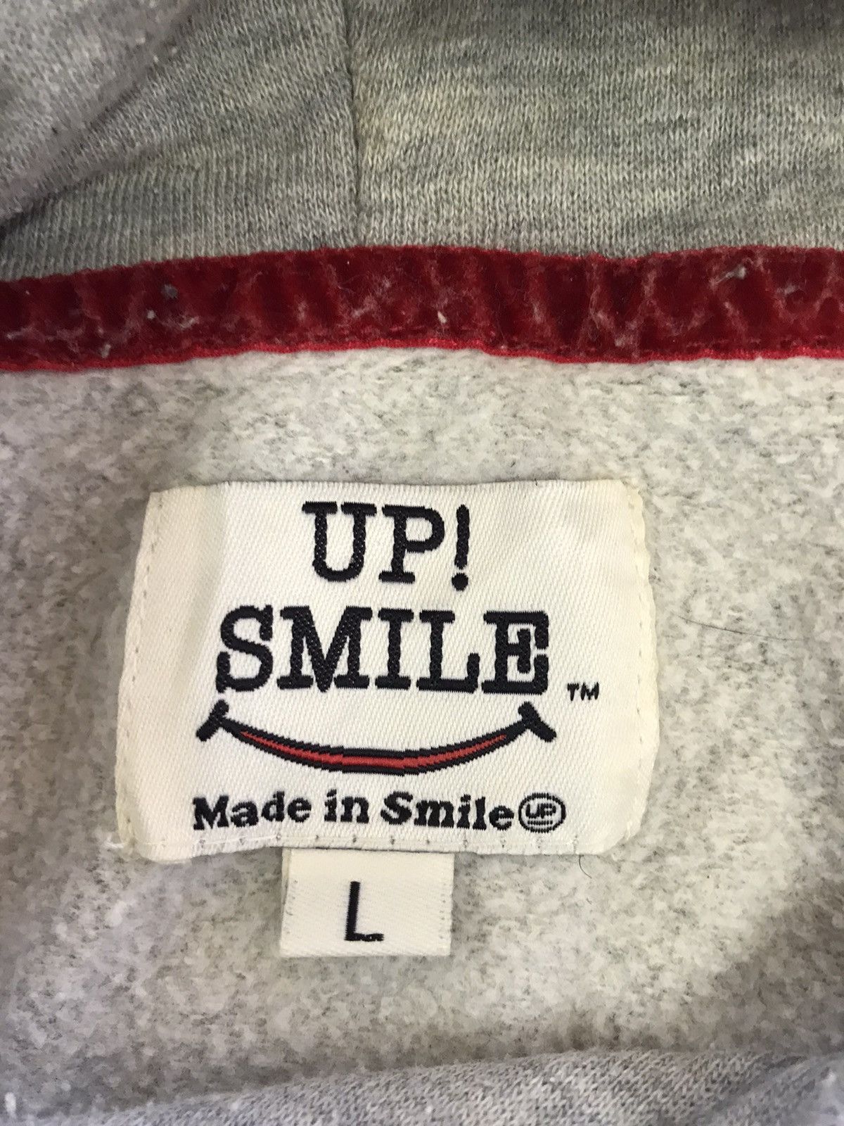 Japanese Brand Up! Smiley Vintage pullover Hoodie Size US M / EU 48-50 / 2 - 15 Thumbnail