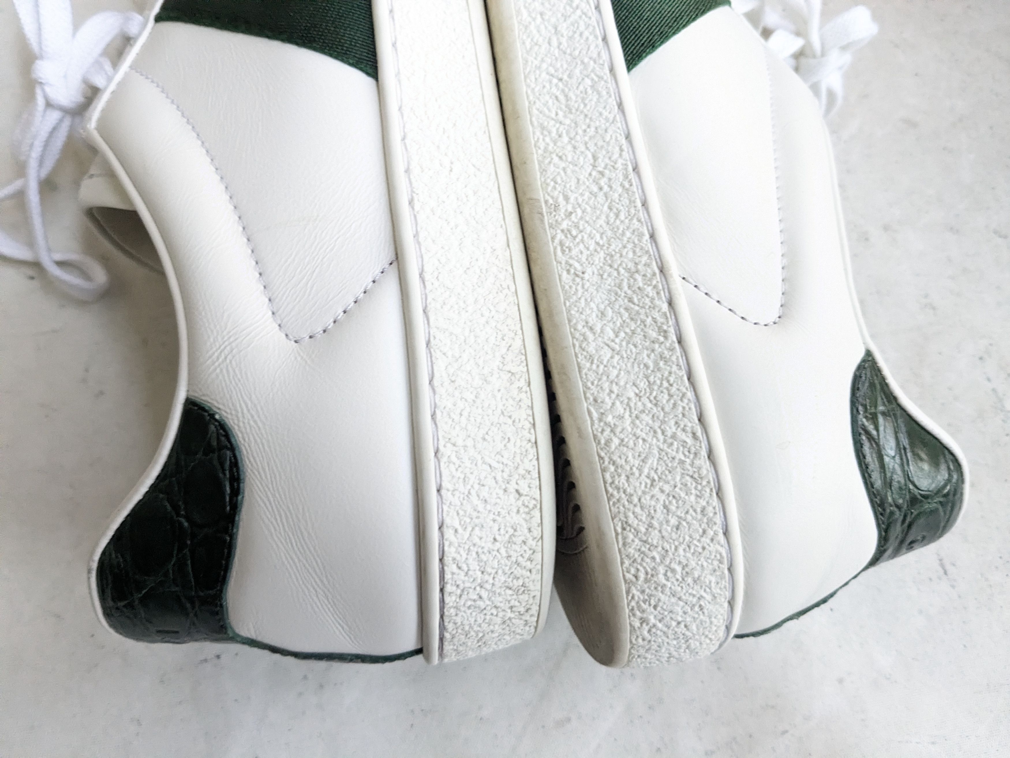 Gucci Gucci Ace White Leather 10 Low Tops Size US 10 / EU 43 - 7 Thumbnail