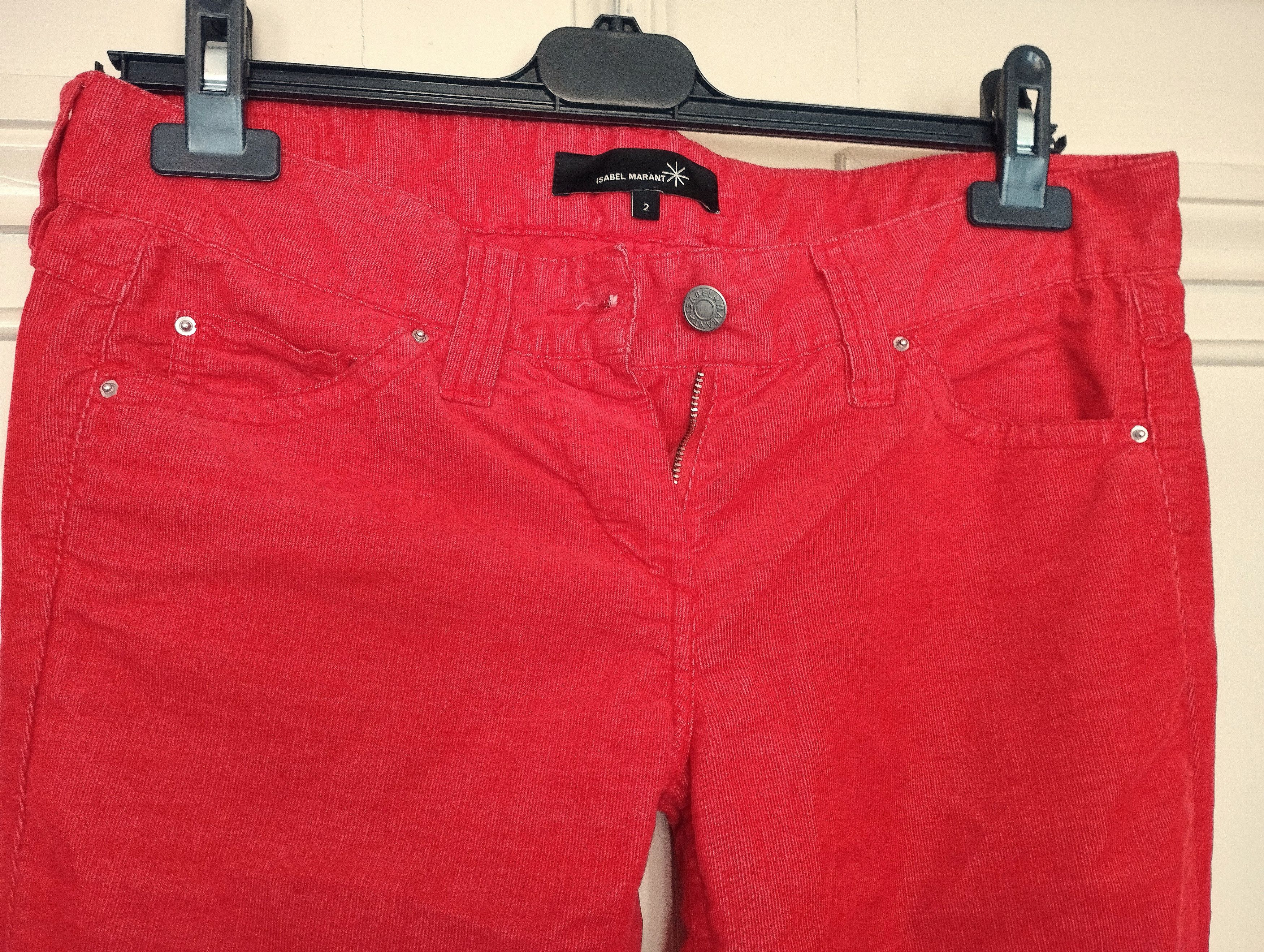 Isabel Marant Isabel Marant Pantalon Velours Light U Turn T2 Size 27" / US 4 / IT 40 - 4 Thumbnail