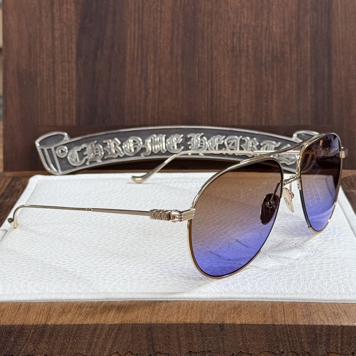 Chrome Hearts Chrome Hearts STEPPIN’ BLU II 1/1 Sunglasses Size ONE SIZE - 4 Thumbnail