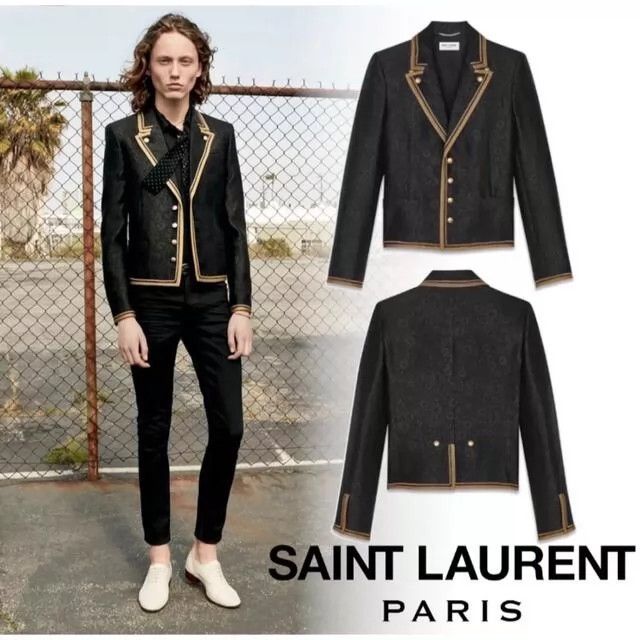 Saint Laurent Paris Saint Laurent Paris Court Jacket 2505-Nextarrow Size US S / EU 44-46 / 1 - 1 Thumbnail