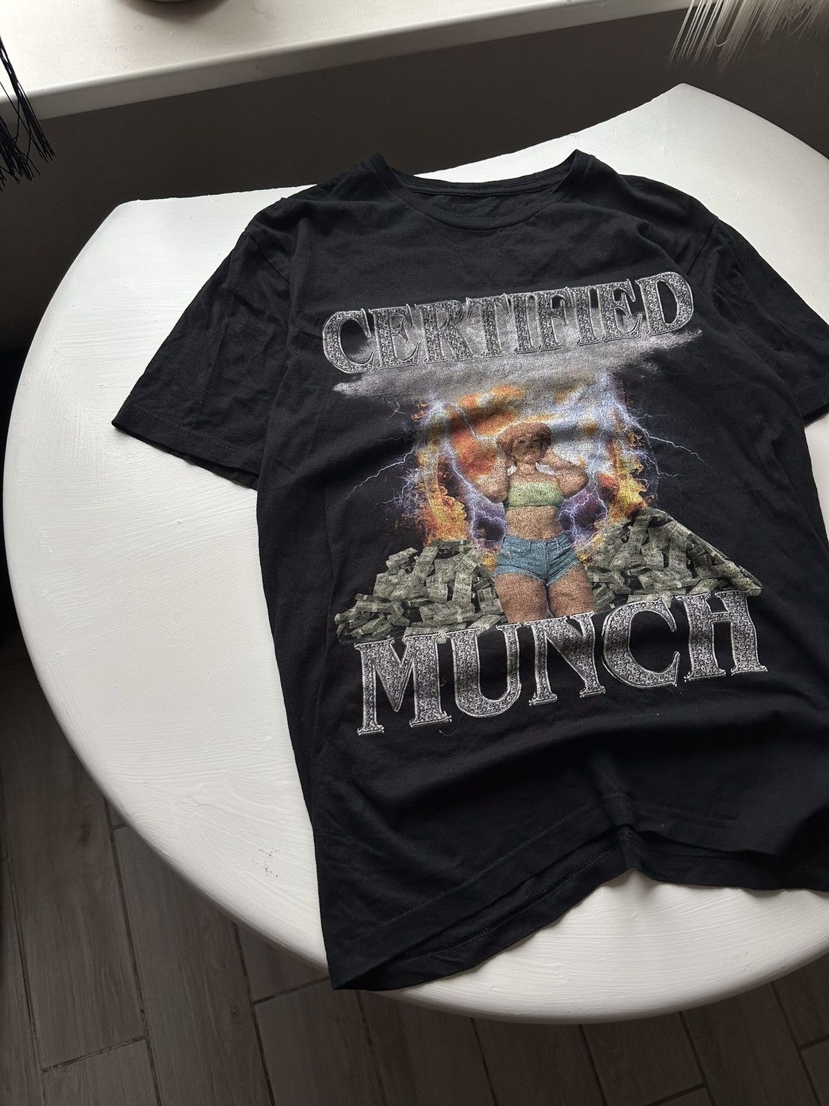Japanese Brand × Vintage Ice Spice Logo Black Tee Size US M / EU 48-50 / 2 - 2 Thumbnail