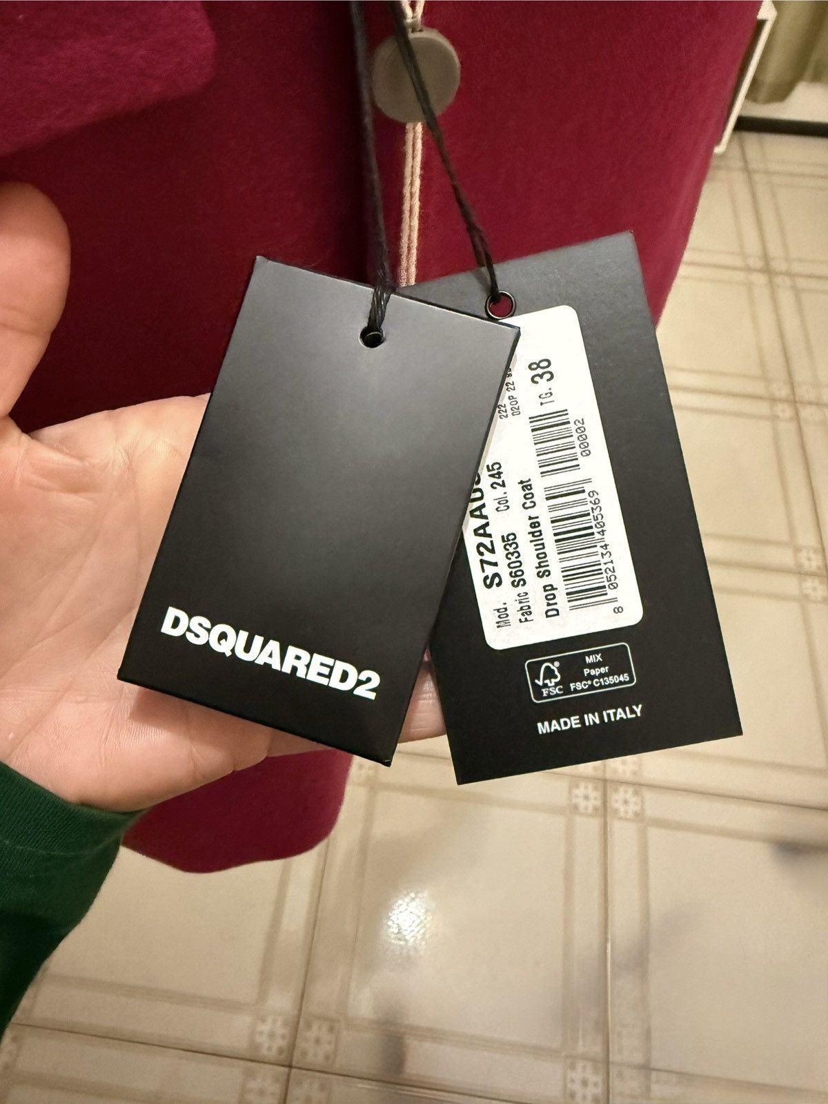 Dsquared2 DSQUARED2 double breasted pea coat Size S / US 4 / IT 40 - 5 Thumbnail