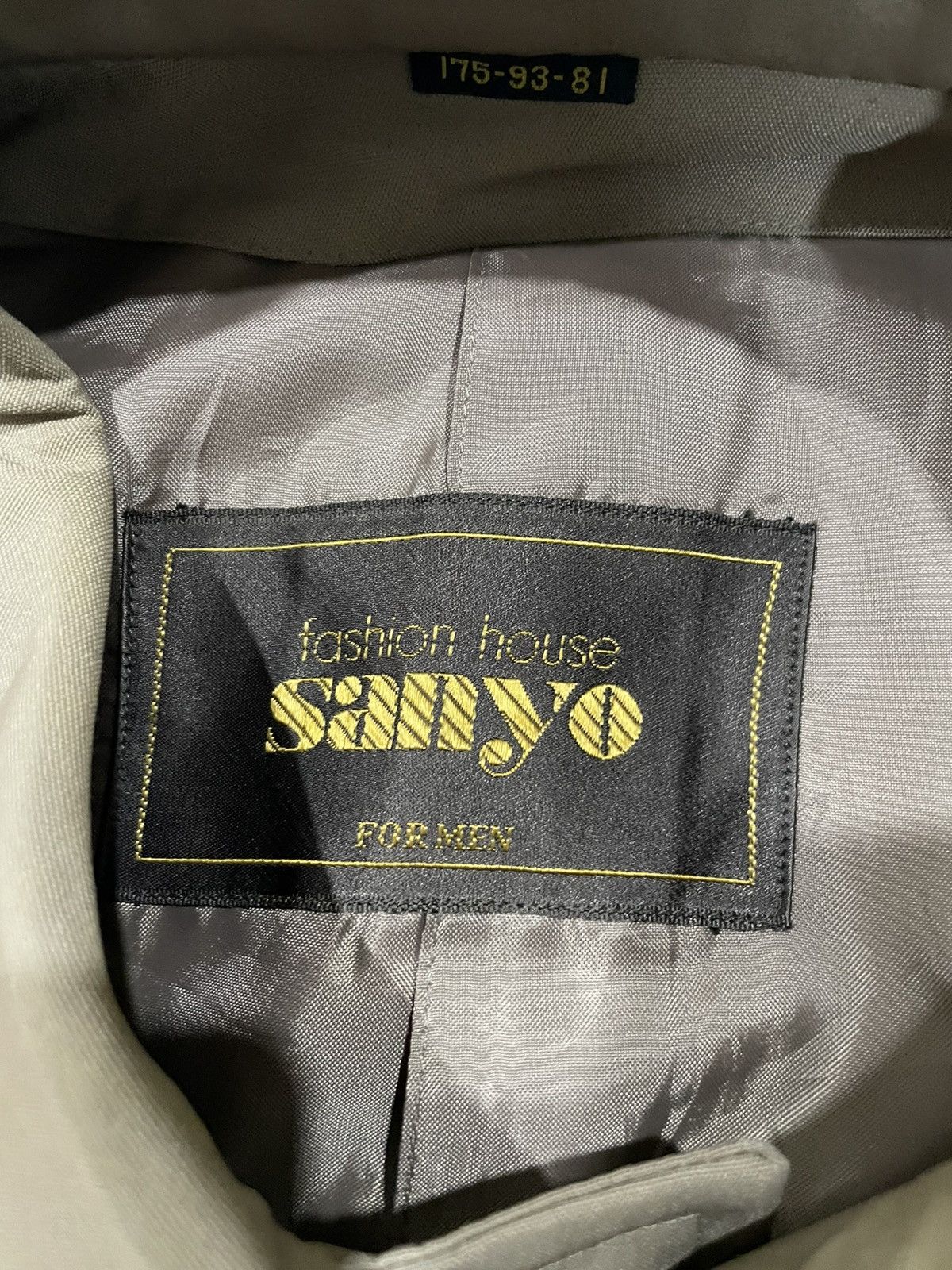 Sanyo Sanyo Japanese Fashion Homes Designer Long coat Menswear Size US L / EU 52-54 / 3 - 6 Thumbnail