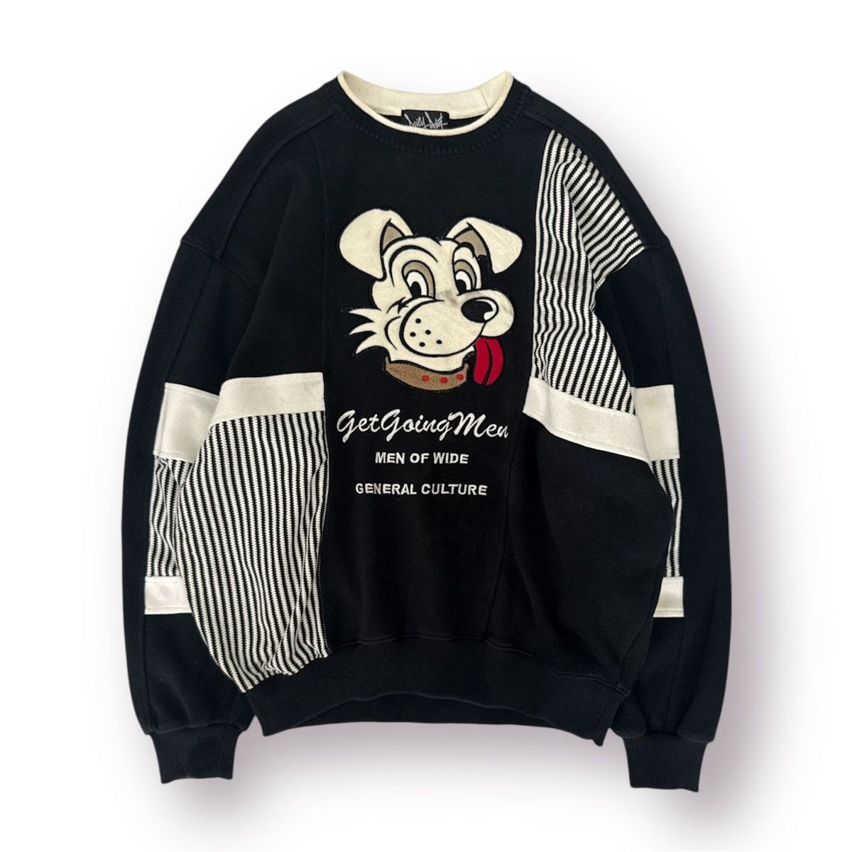 Yoshiyuki Konishi ⚡️ 90s Daily Robet JPN Embroided logo Panel Patchs Knit Sweat Size US L / EU 52-54 / 3 - 1 Thumbnail