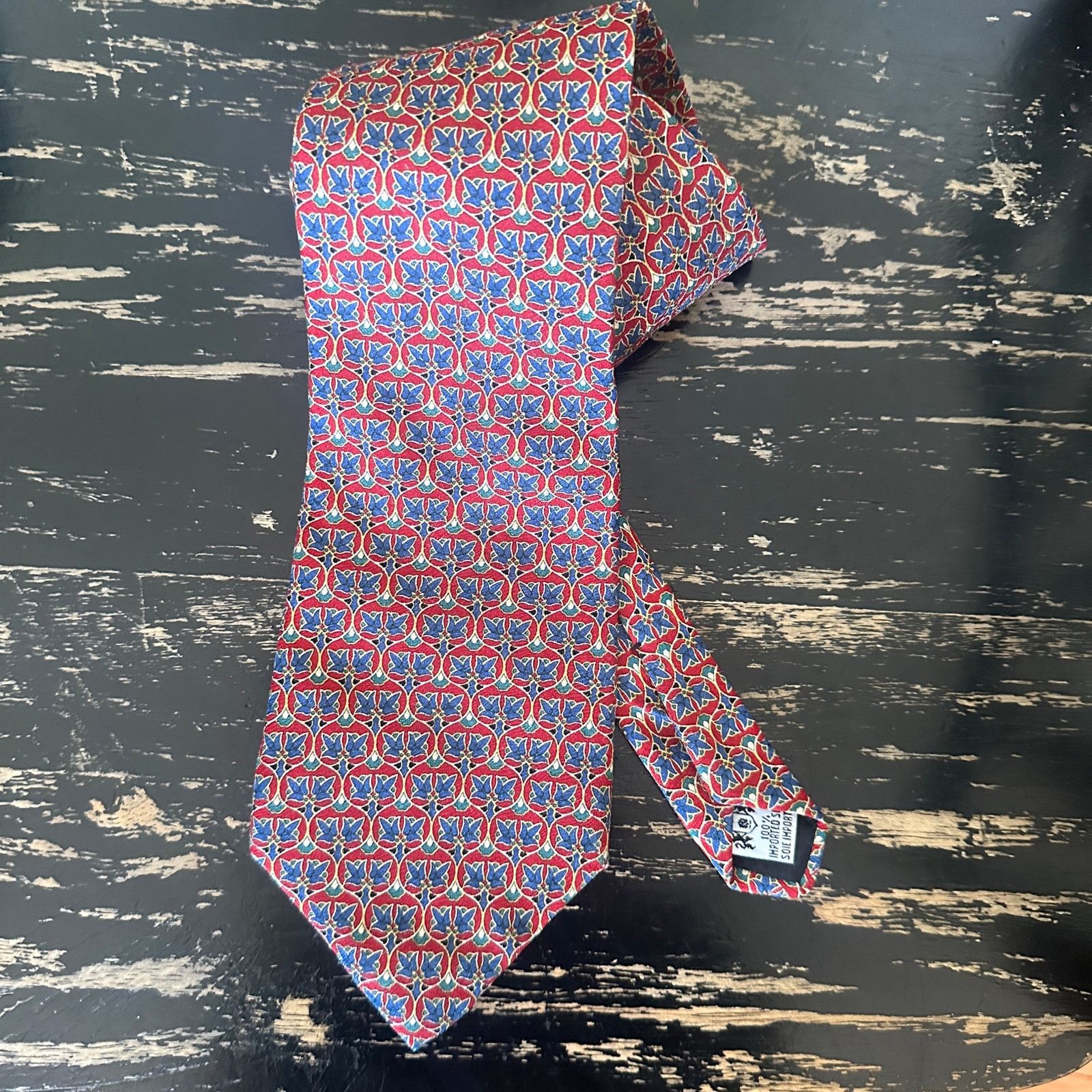 Vintage Vintage Metropolitan Museum of Art Inspired Silk Necktie Size ONE SIZE - 2 Thumbnail