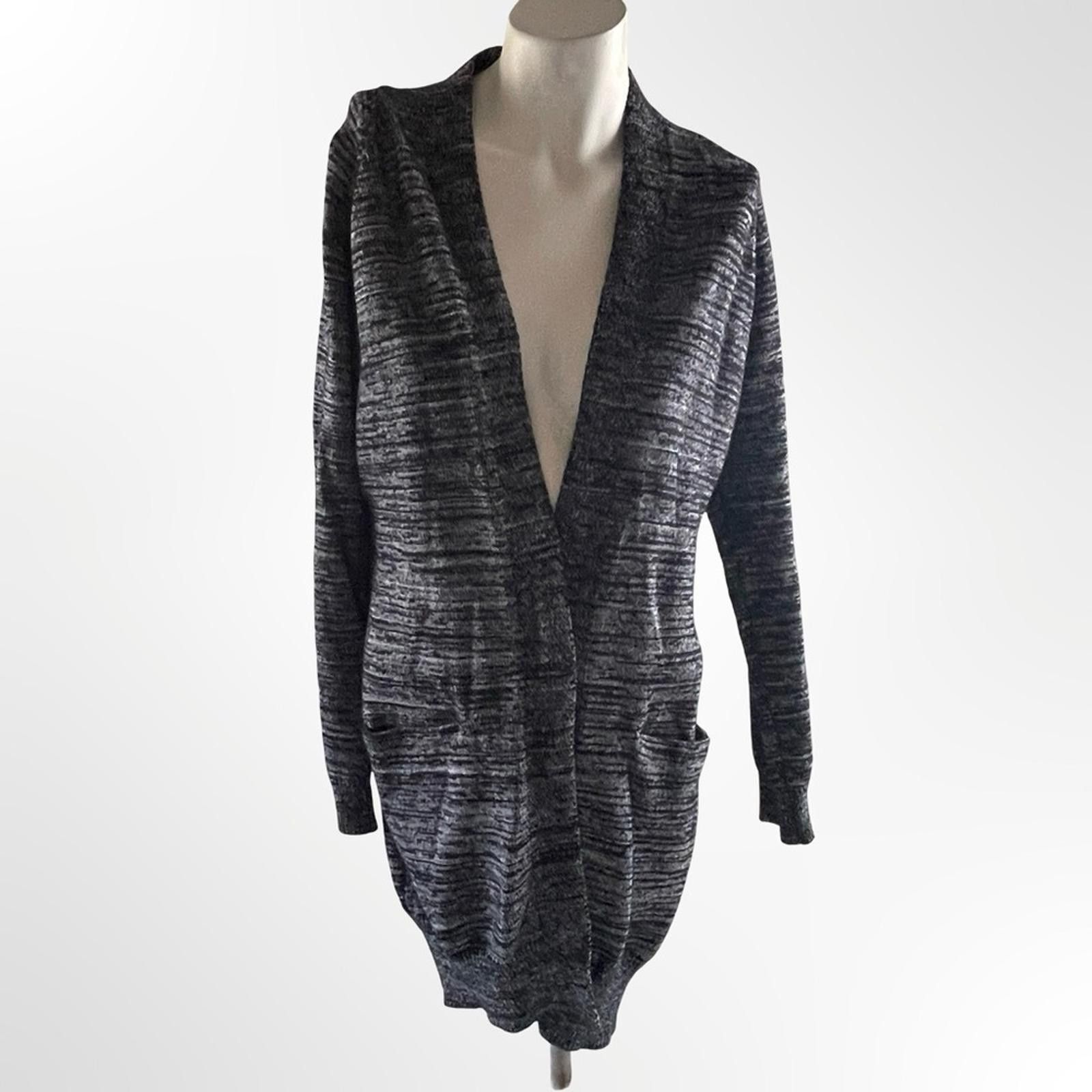 Cote&Ciel Cielo Charcoal Open-Front Cardigan in Medium size Size M / US 6-8 / IT 42-44 - 1 Thumbnail