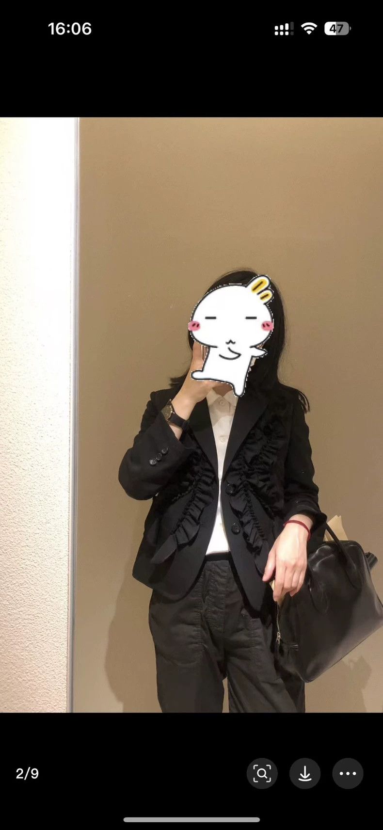 Comme des Garcons Comme Des Garcons SBlack pleated suit 2502-Nextarrow Size S / US 4 / IT 40 - 1 Thumbnail
