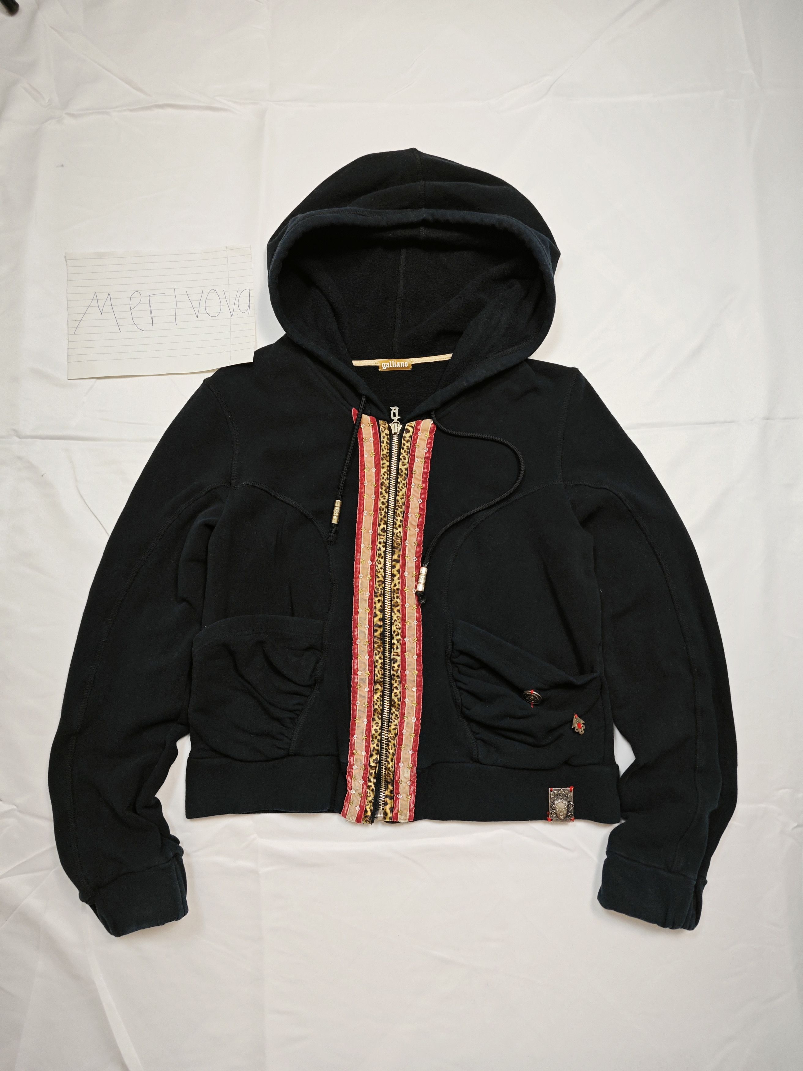 トップス John Galliano Zip up Archived John Galliano AW2007 Zip Up Hoodie – marco sqrd