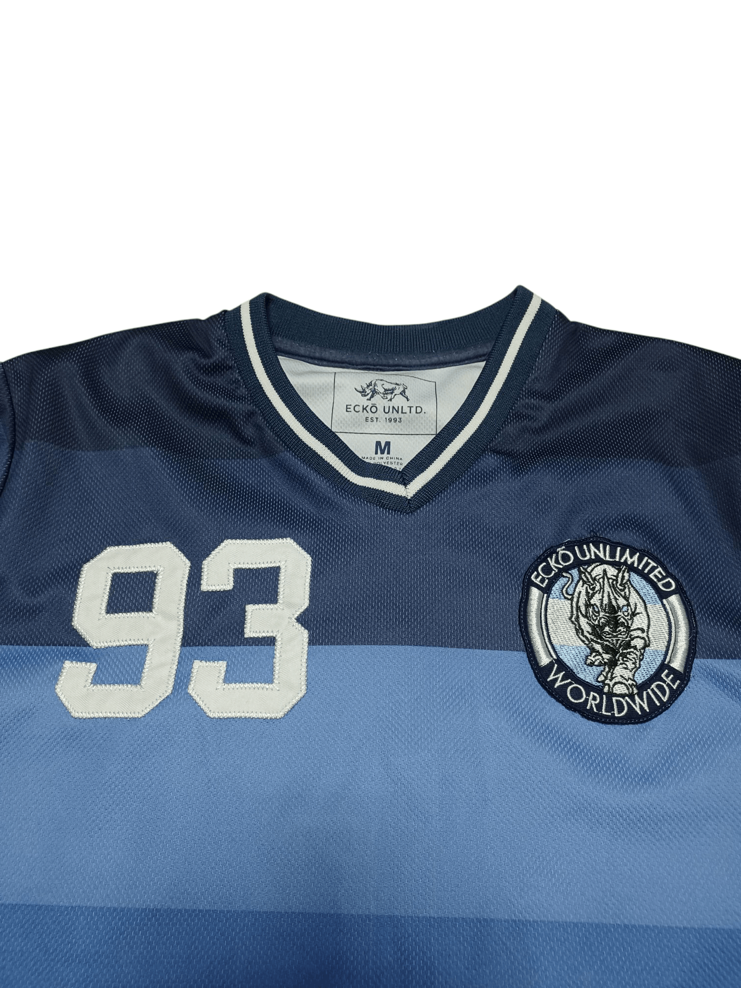 Ecko Unltd. ECKO UNLTD 93 FIRE JERSEY TEE RAP SK8 SKATEGANG Size US M / EU 48-50 / 2 - 2 Thumbnail