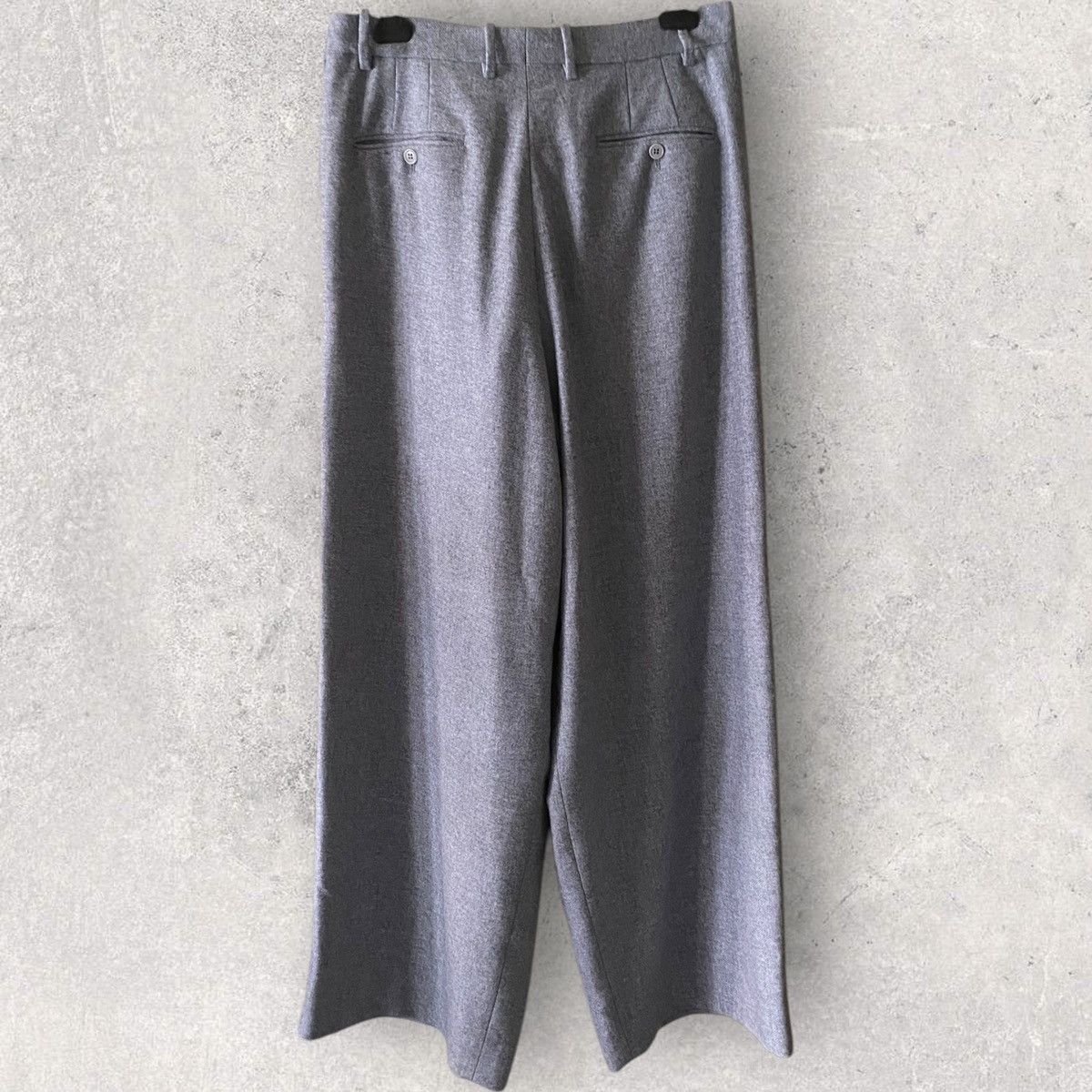 Hed Mayner NWT Fall22 Front Fold Grey Wool Pants Size US 32 / EU 48 - 6 Thumbnail