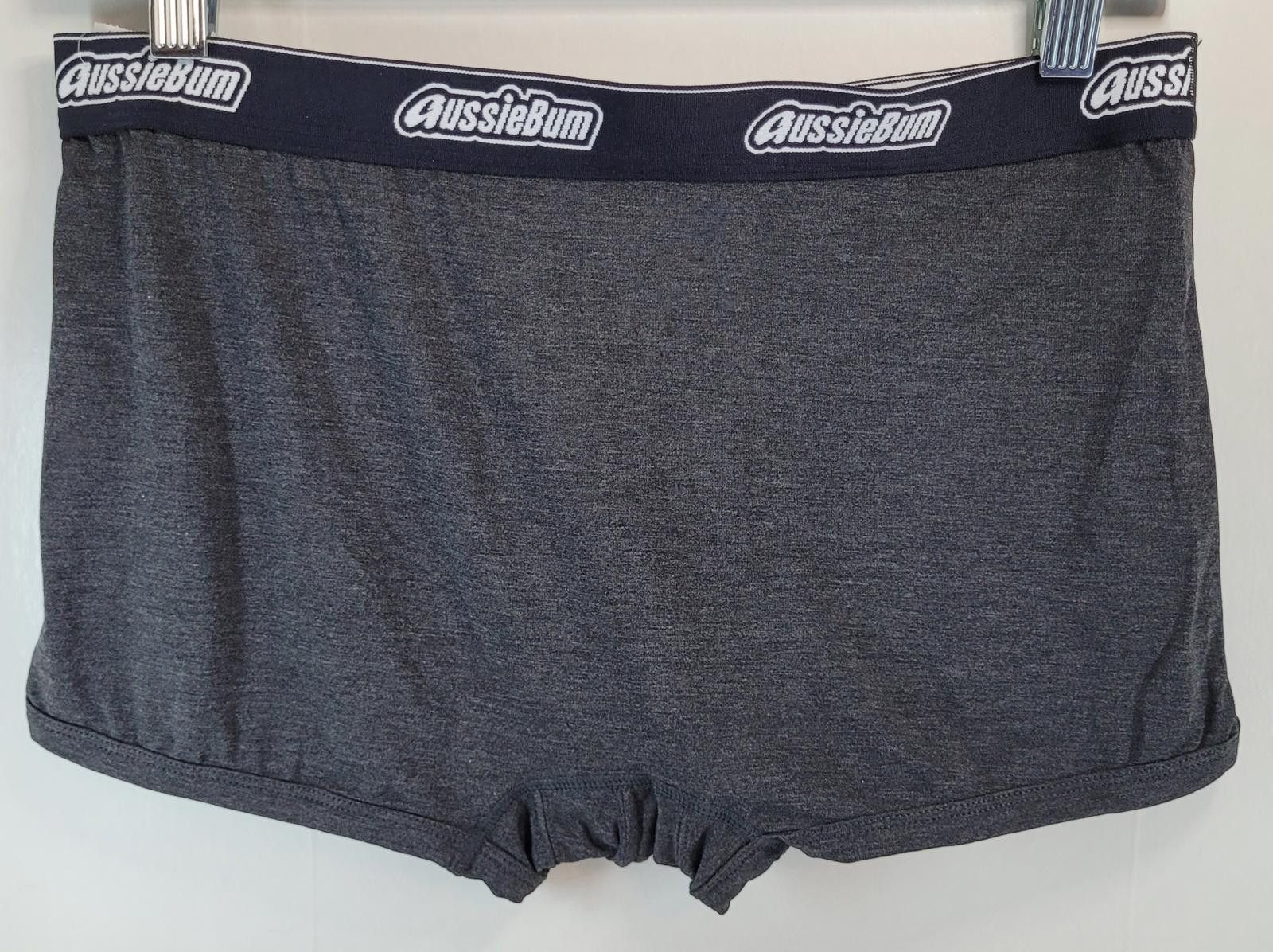 Other AussieBum Men’s Medium 29" Boxer Brief Charcoal Gray NEW Size ONE SIZE - 2 Thumbnail