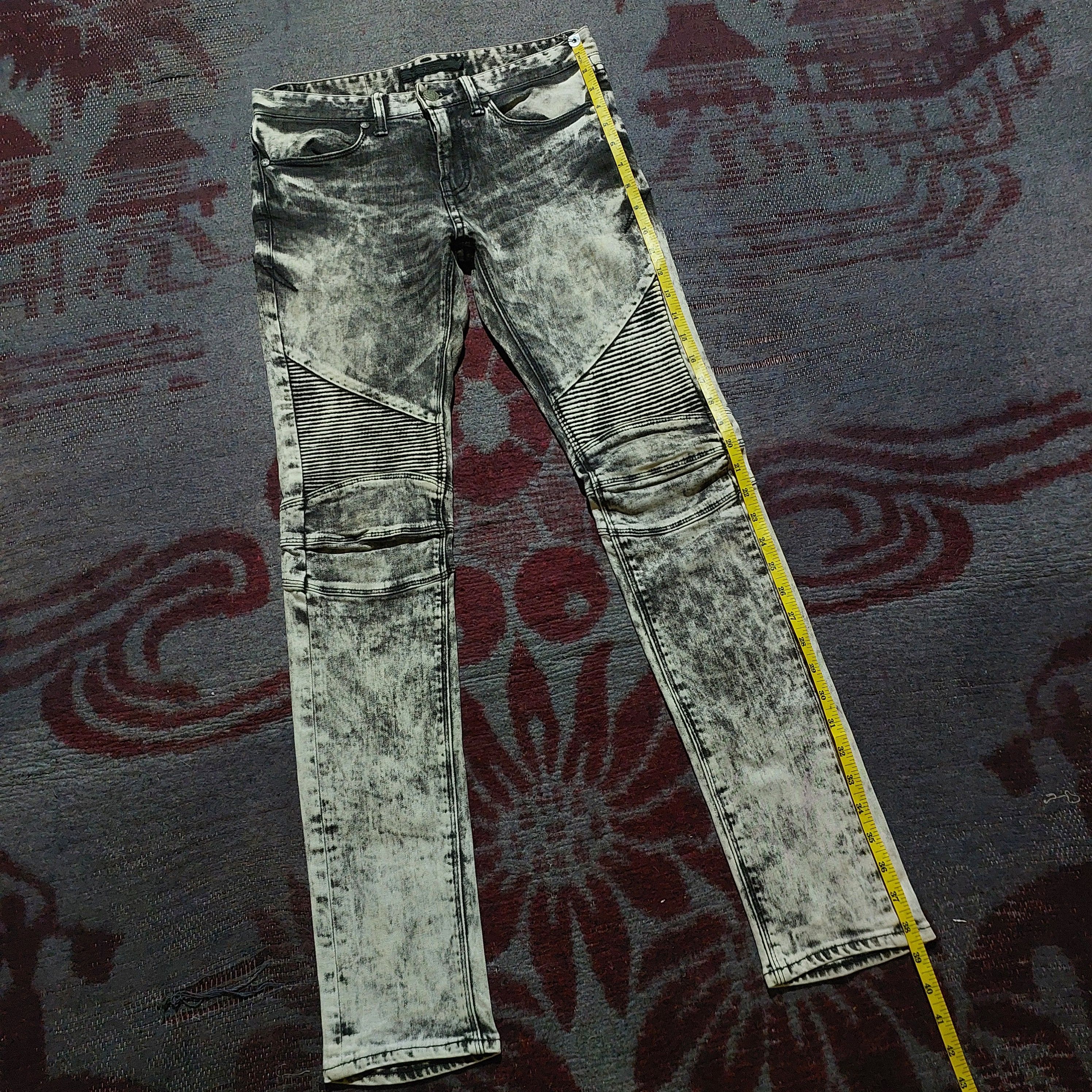 GOSTAR DE FUGA FUGA japanese acid biker jeans Size US 29 - 16 Thumbnail
