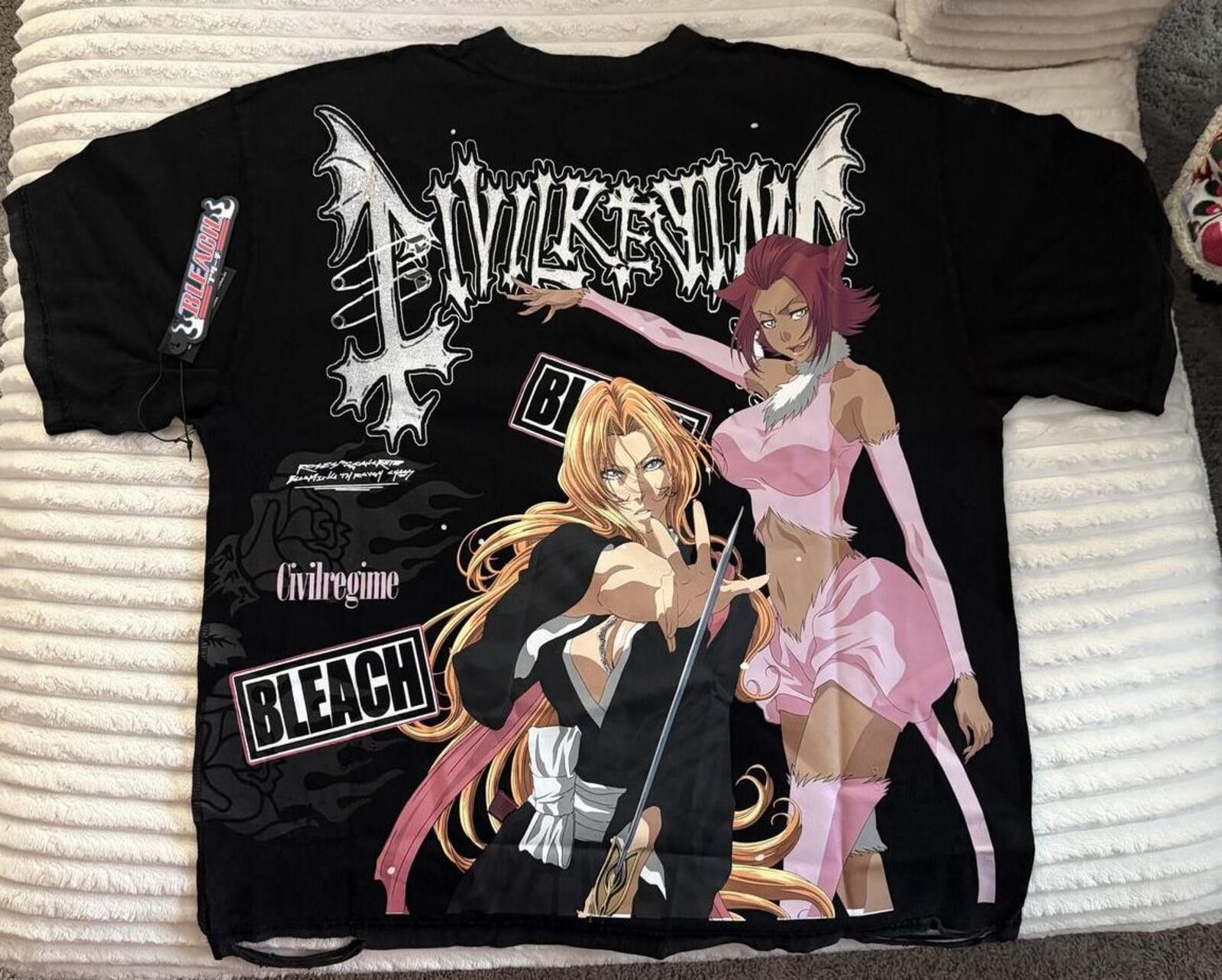 Civil Regime Civil Regime x Bleach To The Max Size Medium Oversized Size US M / EU 48-50 / 2 - 1 Thumbnail