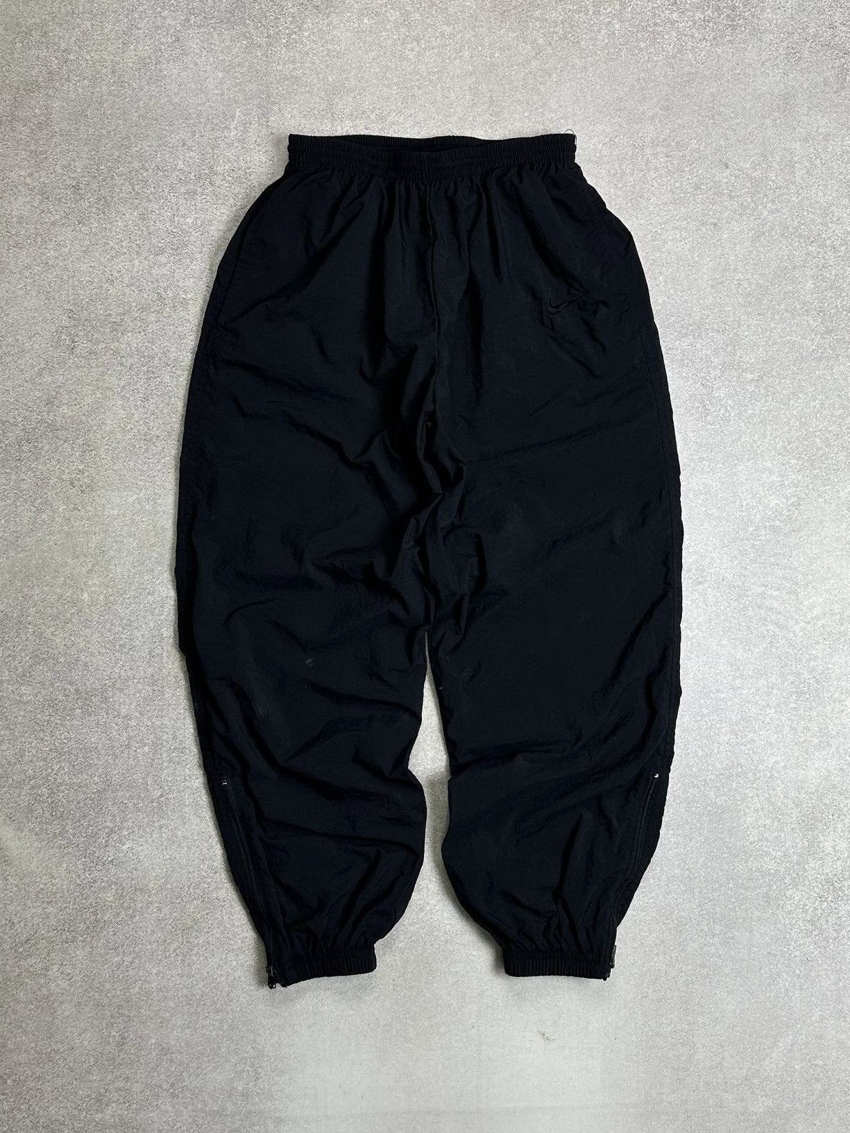 Vintage Nike Swoosh Baggy Retro Nylon Track Pants TN Skepta