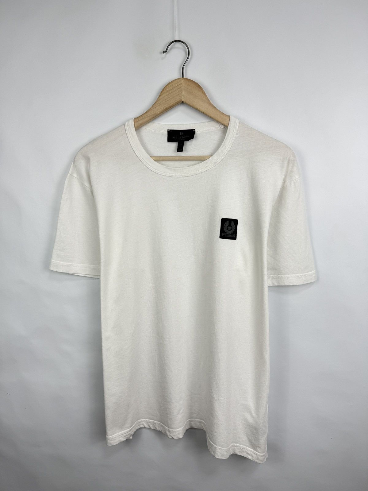 Belstaff 🇬🇧 Belstaff Classic T-Shirt Rare Retro Size US XL / EU 56 / 4 - 2 Thumbnail