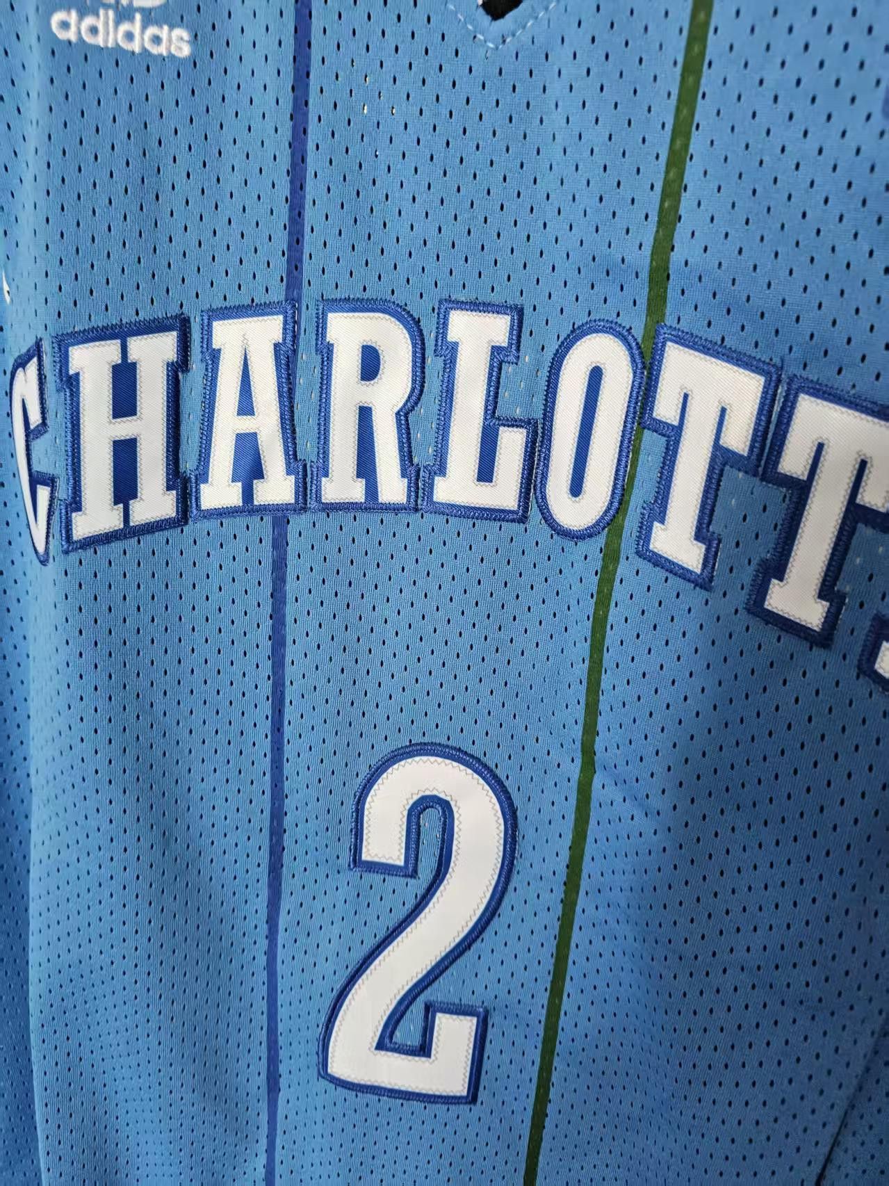 NBA Charlotte Hornets #2 Larry Johnson Jersey Size US XL / EU 56 / 4 - 3 Thumbnail