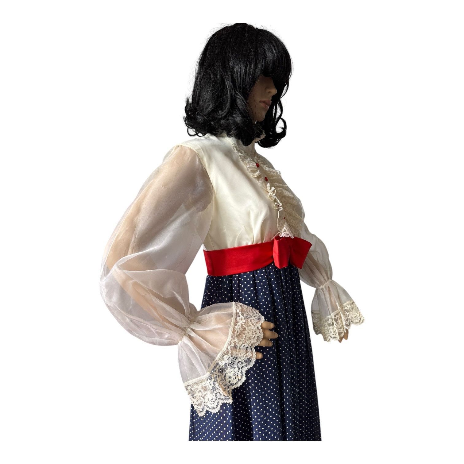 Vintage 1900s Vtg Edwardian Style Mary Poppins Dress small- medium Size S / US 4 / IT 40 - 17 Thumbnail