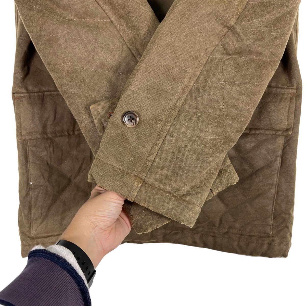 Takeo Kikuchi 🔥 TAKEO KIKUCHI MOLESKIN QUILTED JACKET Size US M / EU 48-50 / 2 - 13 Thumbnail