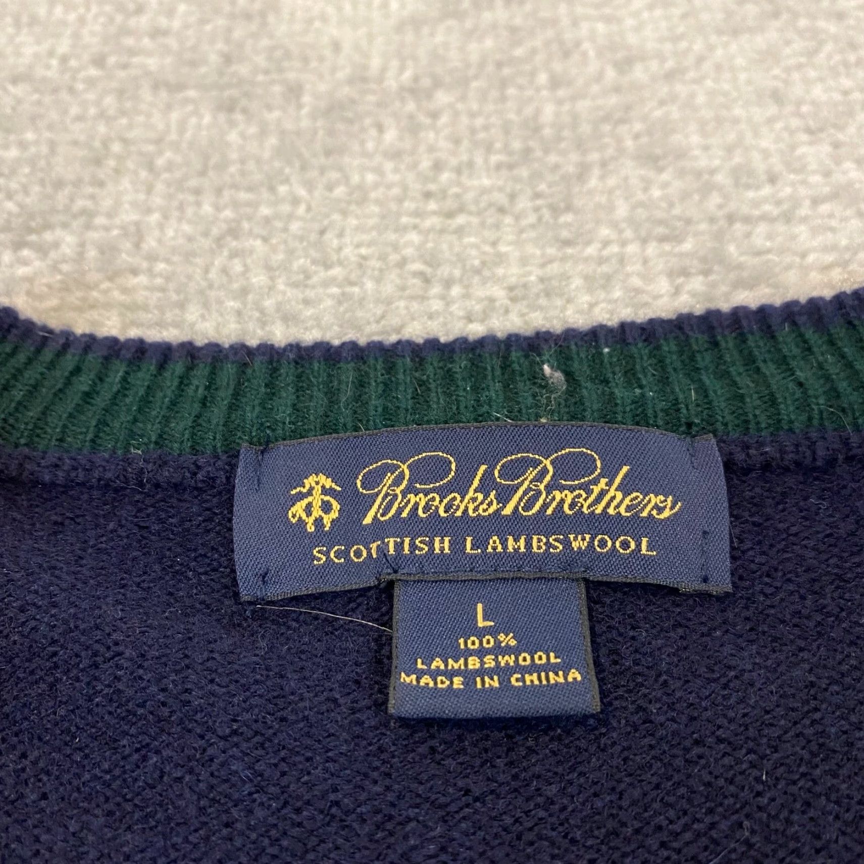 Brooks Brothers Brooks Brothers Vest Mens Large Scottish Lambswool Blue Argyle Diamond Size US L / EU 52-54 / 3 - 2 Thumbnail