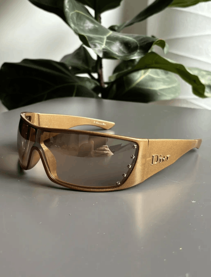 Dior DIOR Sunglasses Stelle/N Wrap Shield Mask Ski Galliano Size ONE SIZE - 1 Thumbnail