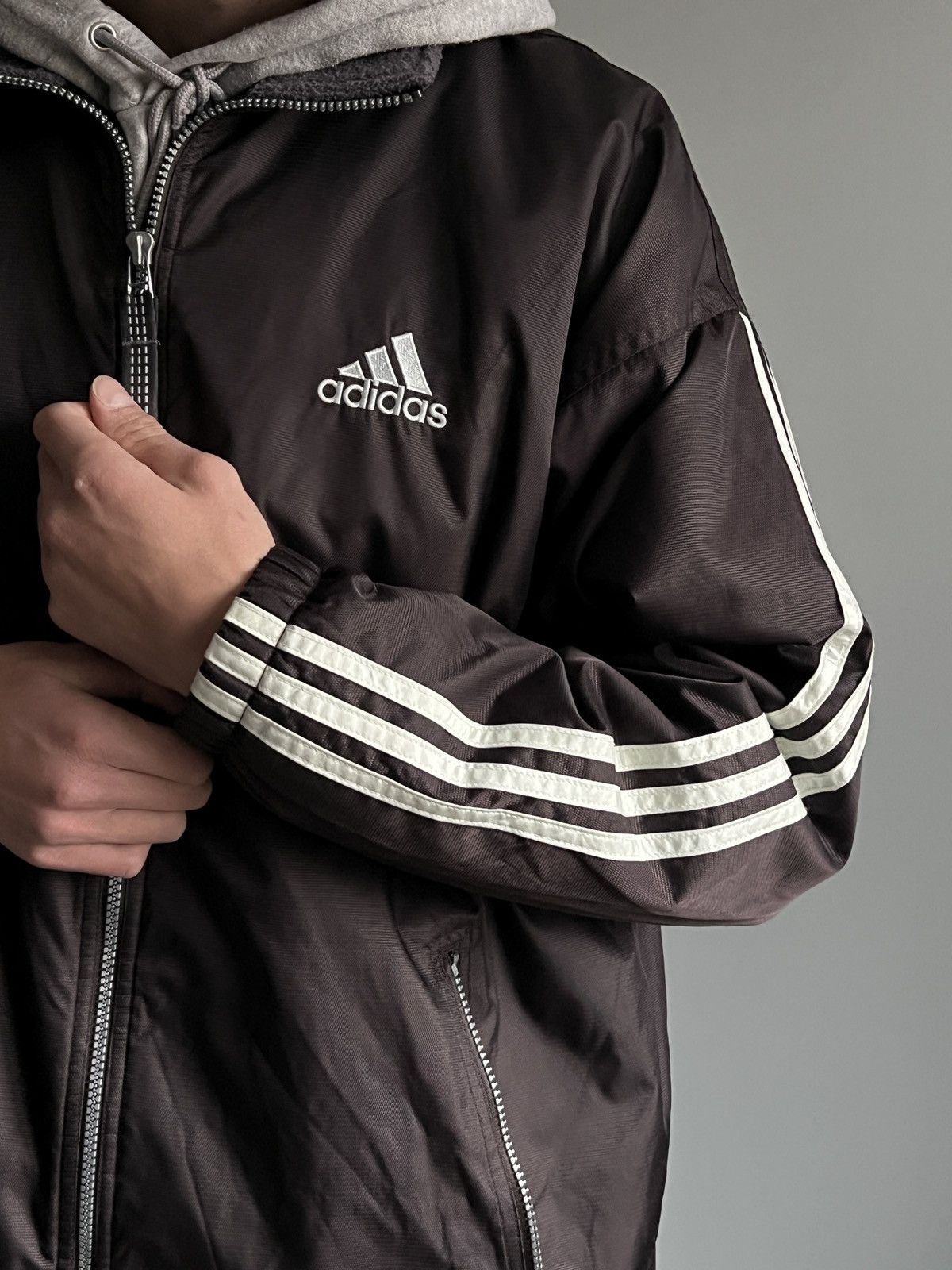 Adidas × Vintage Vintage Adidas Brown Coach Jacket Size US M / EU 48-50 / 2 - 7 Thumbnail