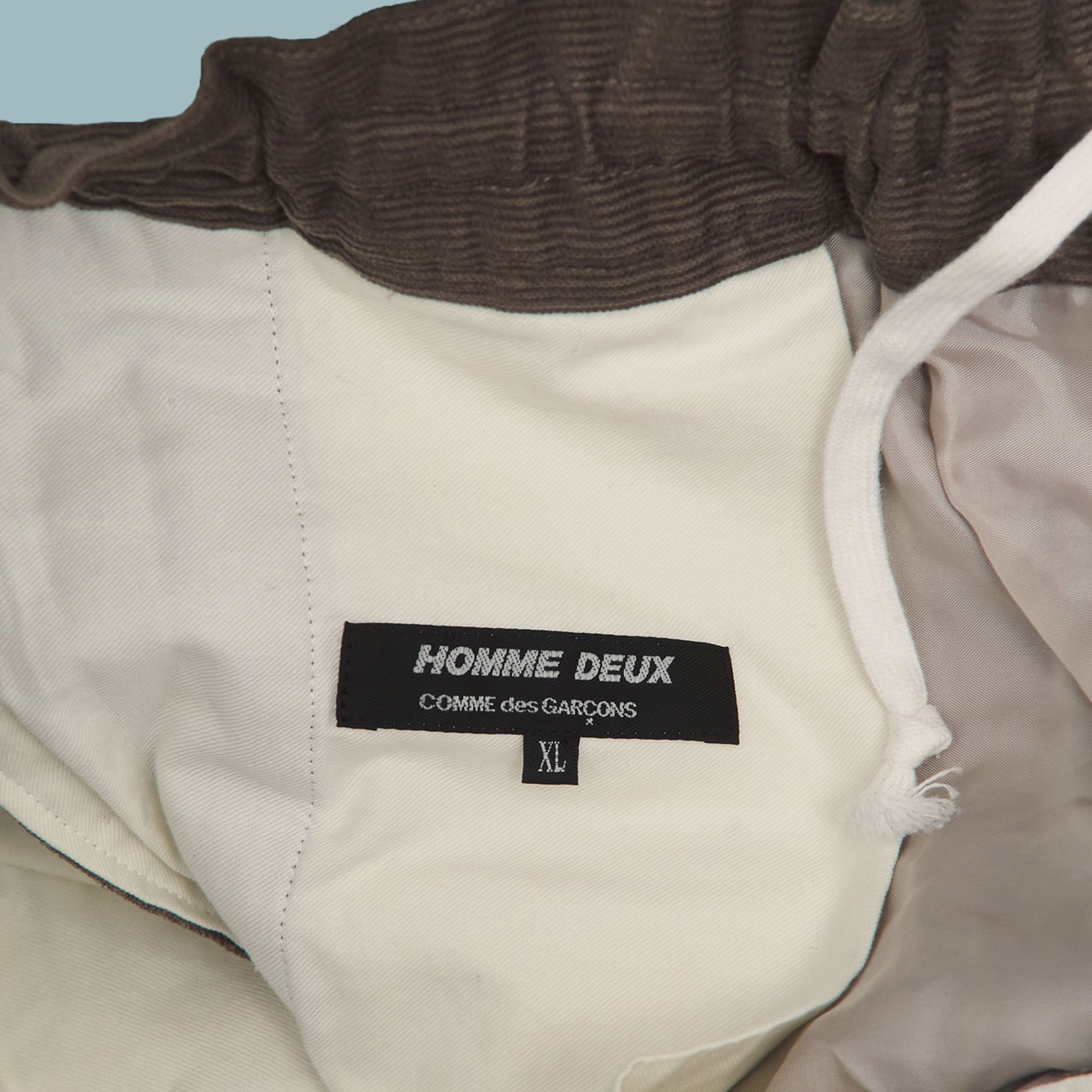 Comme des Garcons Homme Deux *BNWOT* COMME des GARÇONS HOMME DEUX Brown Corduroy XL Pant Size US 36 / EU 52 - 2 Thumbnail