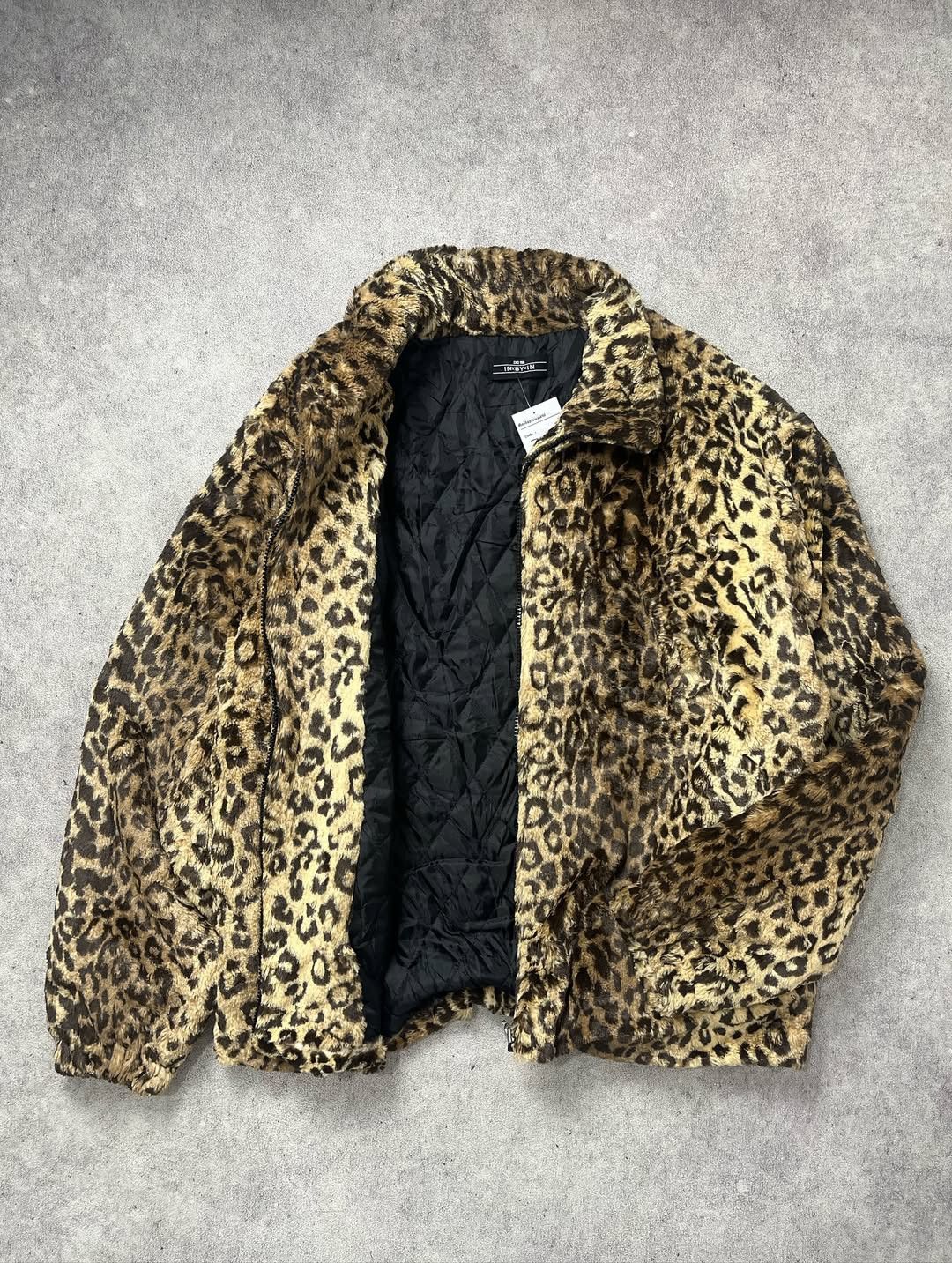 Other INBYIN leopard fleece jacket Size US XL / EU 56 / 4 - 2 Thumbnail