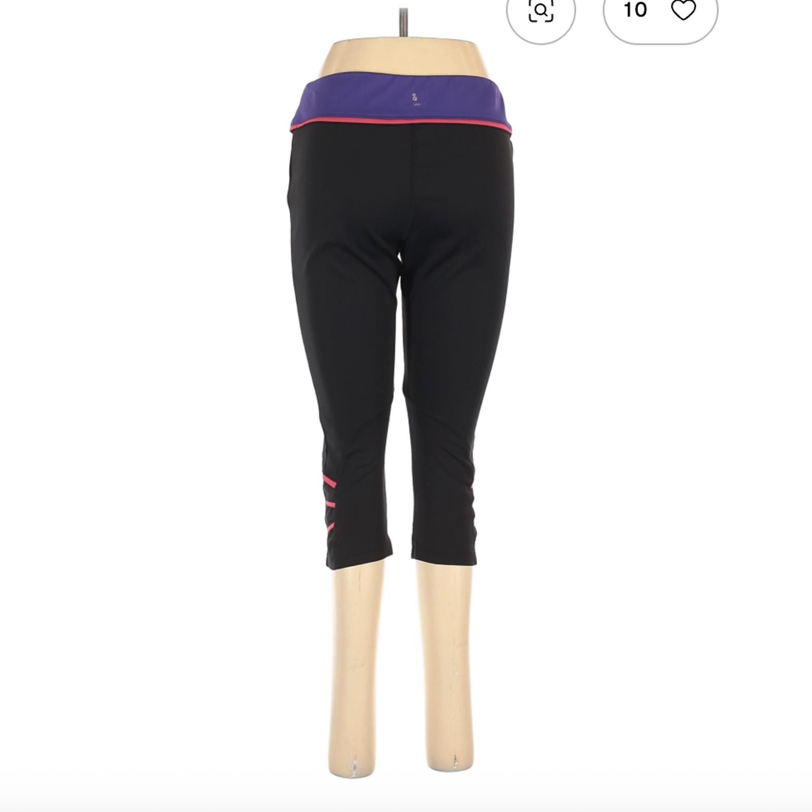 New Balance New Balance Black Purple Pink Active Pants Size Large Size 36" / US 14 / IT 50 - 3 Thumbnail