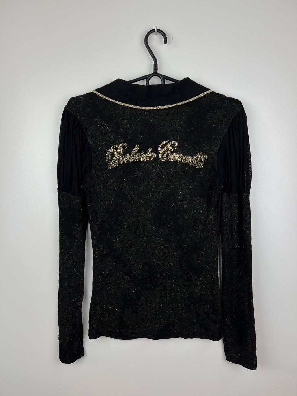 Roberto Cavalli × Vintage Roberto Cavalli vintage long sleeve women’s size M Size M / US 6-8 / IT 42-44 - 2 Thumbnail