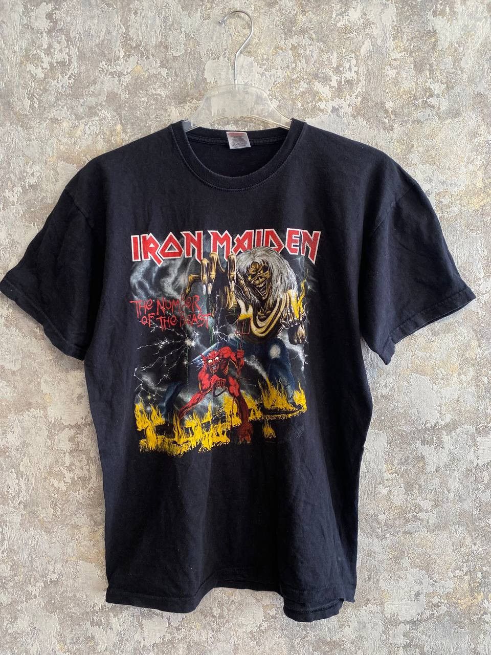 Vintage Iron Maiden “The Number of the Beast” 2007 Tour Tee Size US L / EU 52-54 / 3 - 1 Thumbnail