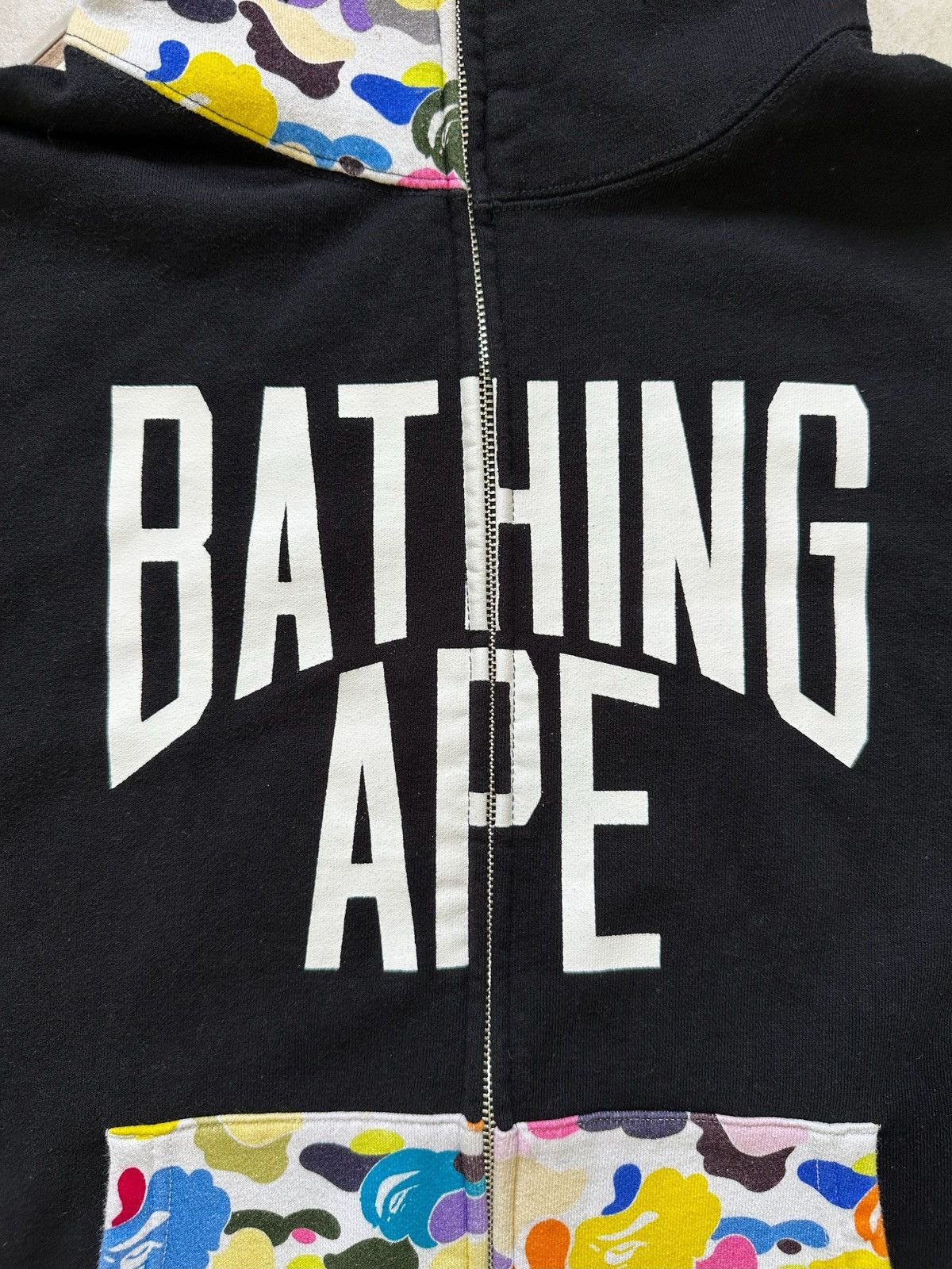 Bape Bape Shark NYC Multi Camo Logo Jacket Size US L / EU 52-54 / 3 - 4 Thumbnail