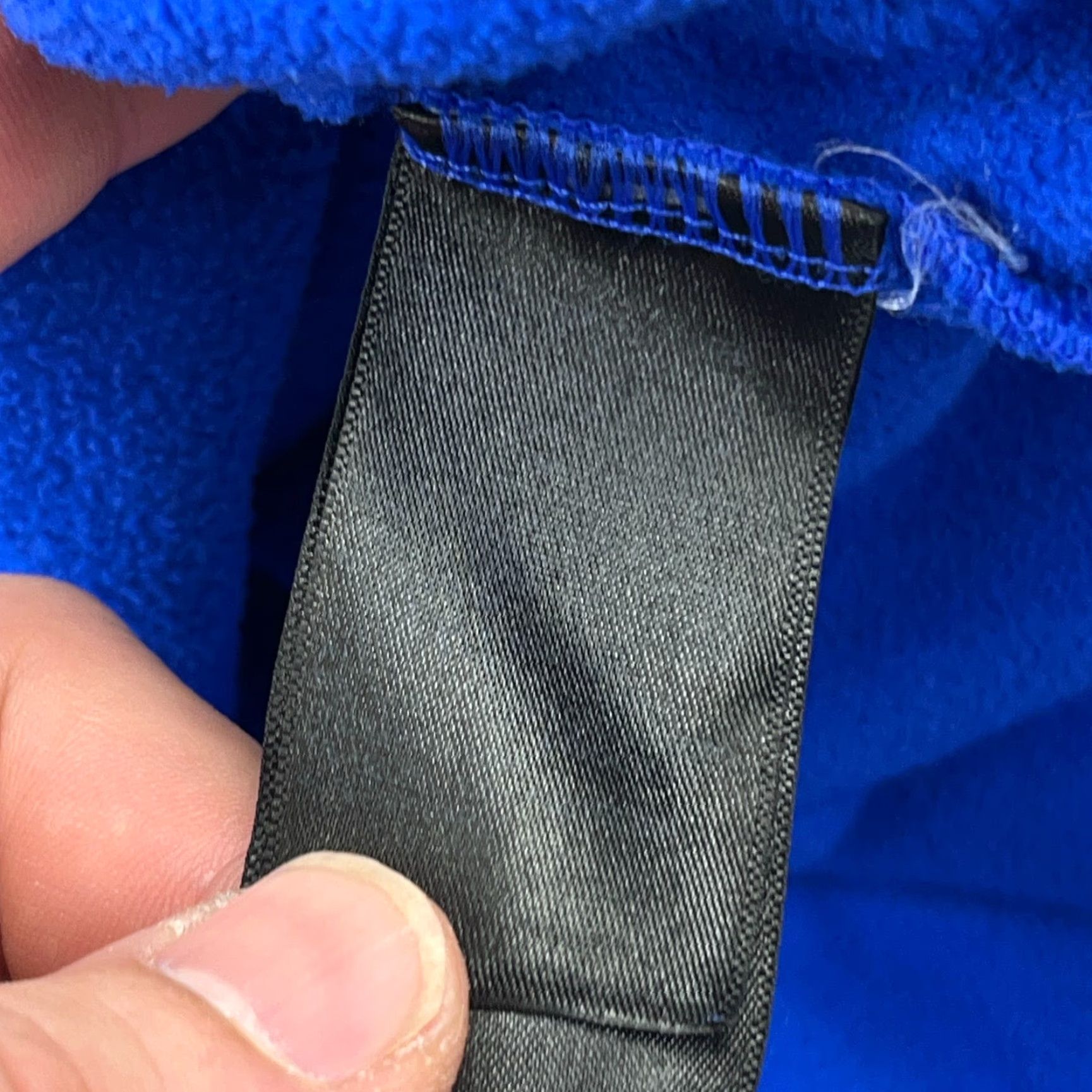 The North Face North Face Sweater Men XL Blue Black Fleece Pullover Lightweight Thin Snap T Mens Size US XL / EU 56 / 4 - 6 Thumbnail
