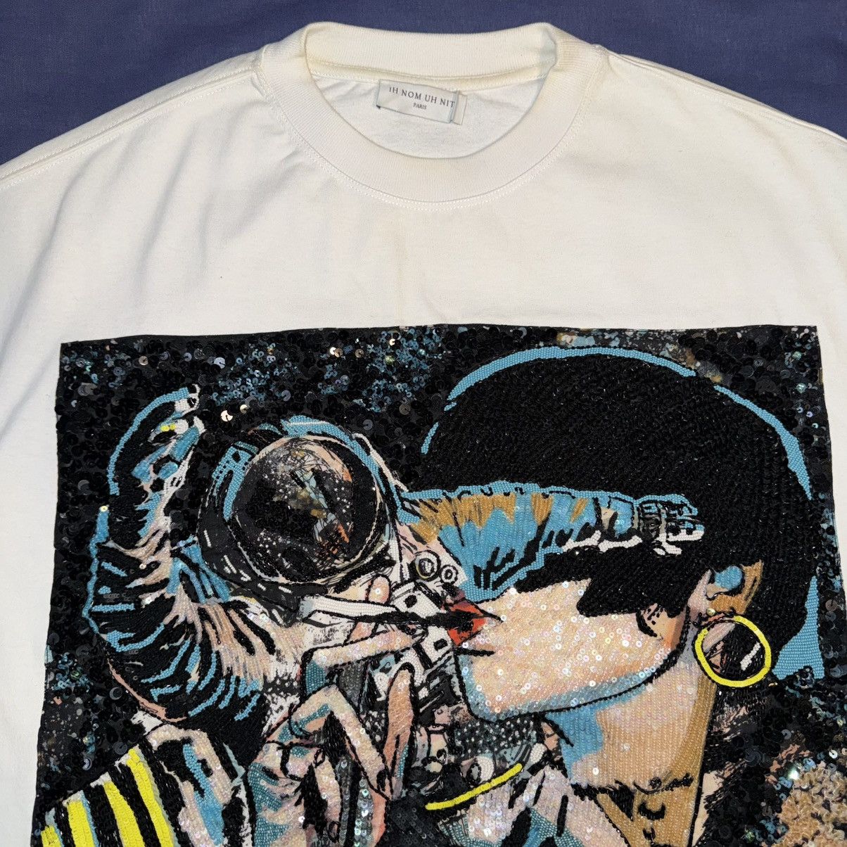 Ih Nom Uh Nit Ih Nom Uh Nit white beaded embellished t-shirt Size US S / EU 44-46 / 1 - 3 Thumbnail