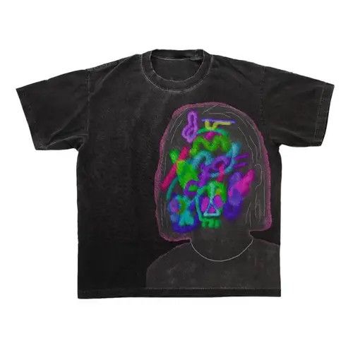 VIBE 90s Retro Vibe Design Printed Boxy Tee Hip Hop Size US L / EU 52-54 / 3 - 1 Thumbnail