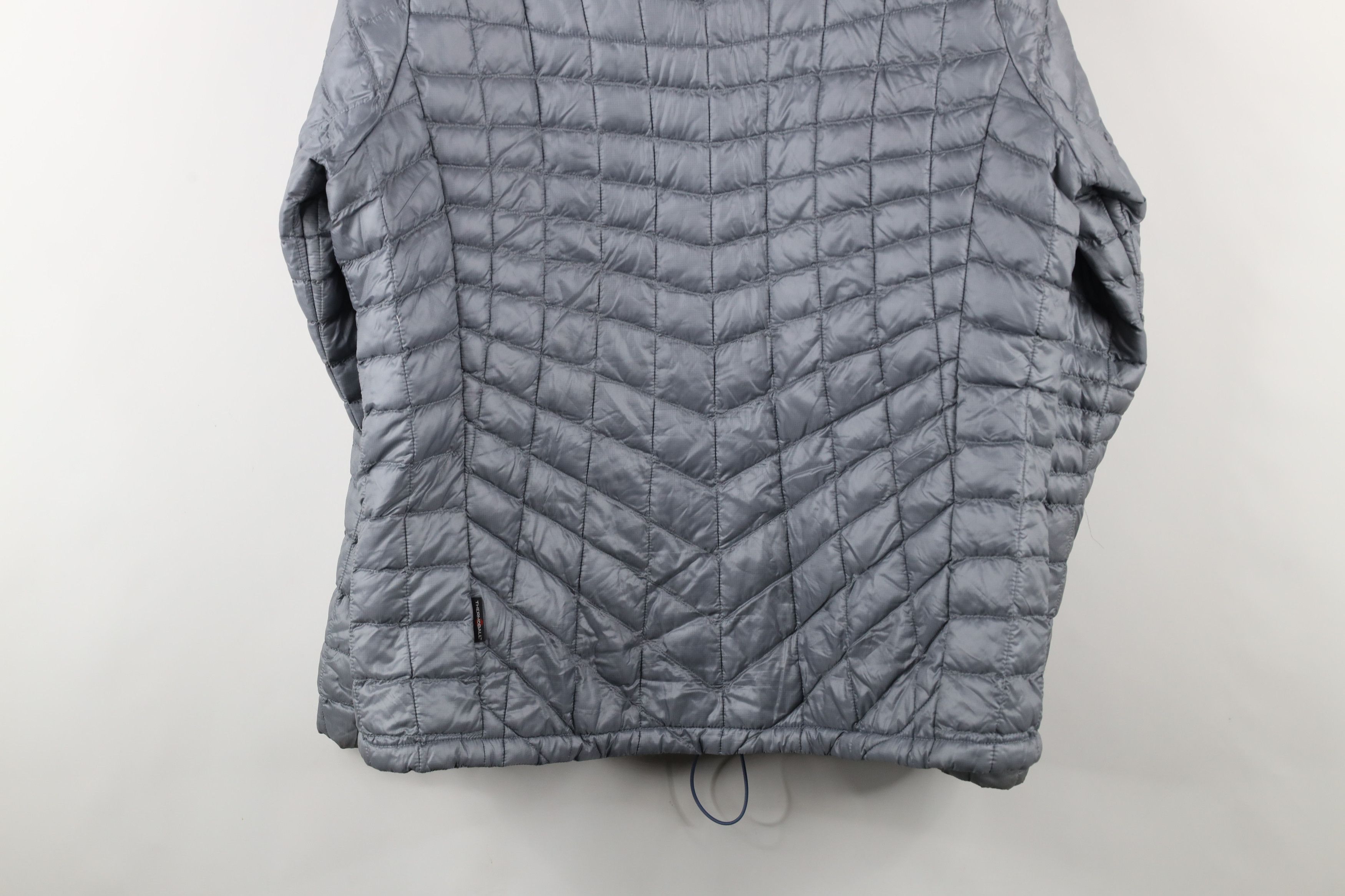 The North Face × Vintage The North Face Thermoball Eco Full Zip Puffer Jacket Gray Size XL / US 12-14 / IT 48-50 - 14 Thumbnail