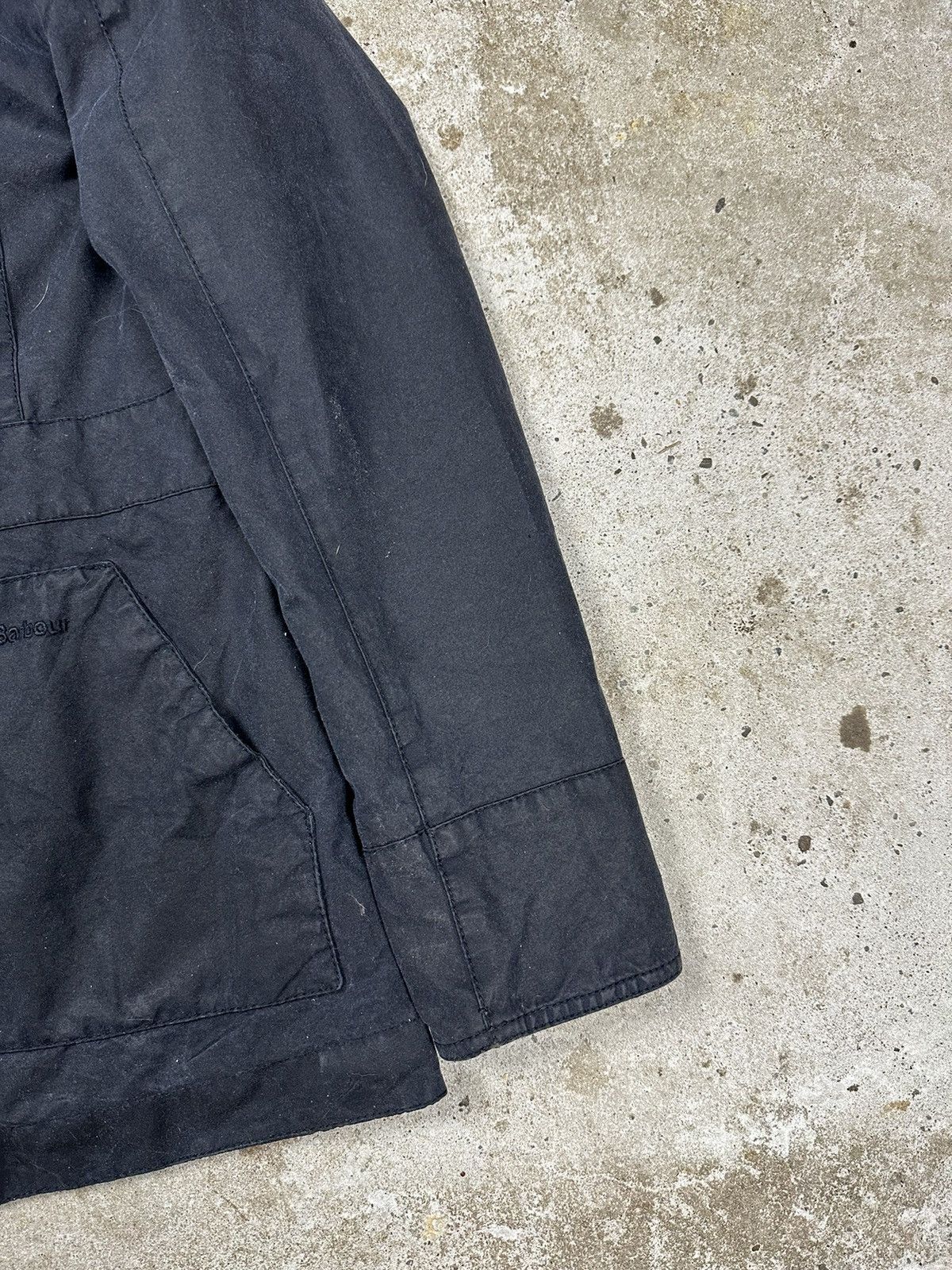Barbour × Vintage Barbour Navy Vintage Buttermere Waxed Cotton Jacket Size M / US 6-8 / IT 42-44 - 5 Thumbnail