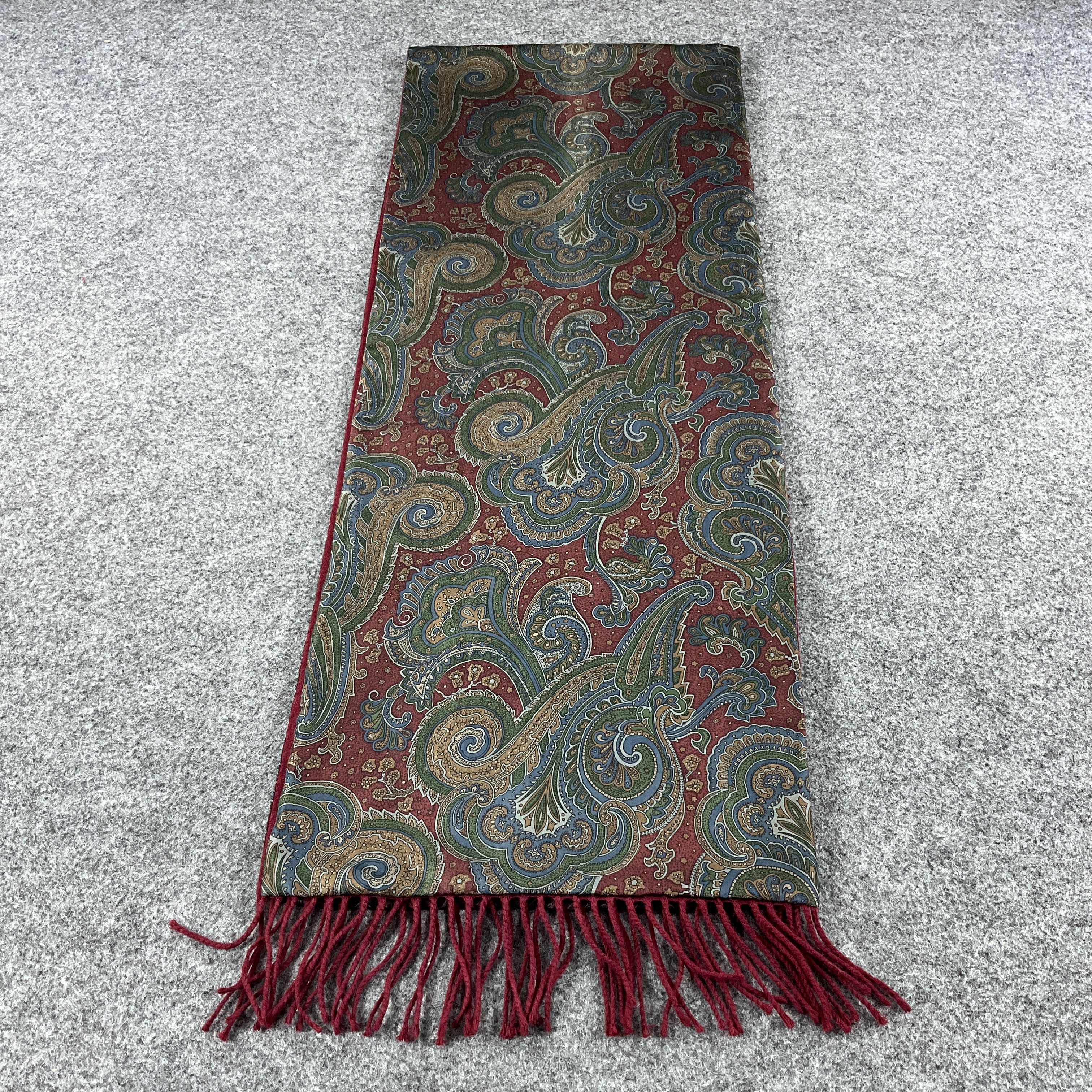 Vintage Kinloch Anderson Paisley Scarf / Muffler / Neckwear T1241 Size ONE SIZE - 1 Thumbnail