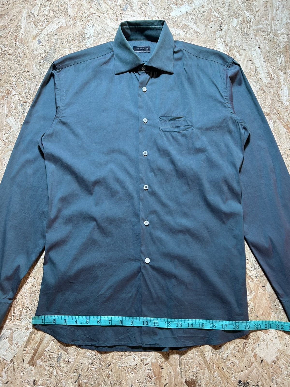 Prada Prada Button Up Long Sleeve Shirt Size US M / EU 48-50 / 2 - 16 Thumbnail