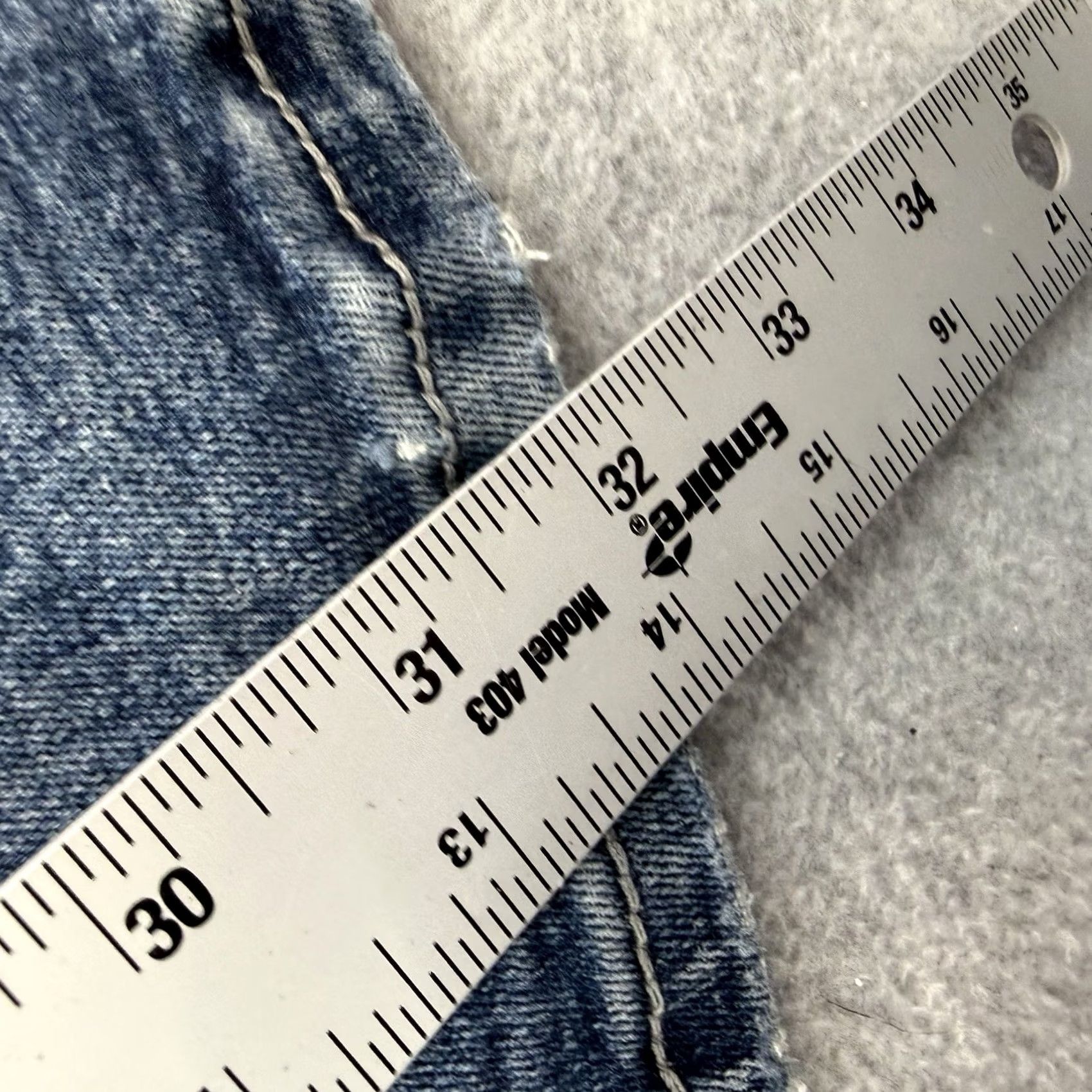 Vintage BKE Jake Jeans Denim Straight Leg Mens 34R 34x32 Mid Rise Distressed Logo 5-Pocket Wear Size US 34 / EU 50 - 7 Thumbnail