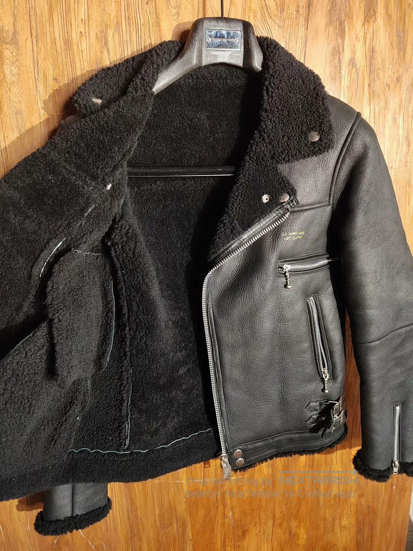 Undercover Undercover Sheepskin Leather Biker Jacket. Size US M / EU 48-50 / 2 - 2 Thumbnail