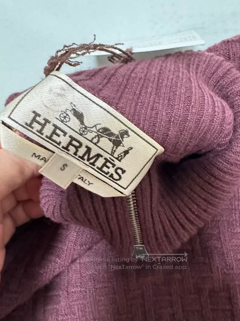 Hermes Hermes Cashmere Cardigan, 100% Goat Cashmere Size US S / EU 44-46 / 1 - 7 Thumbnail