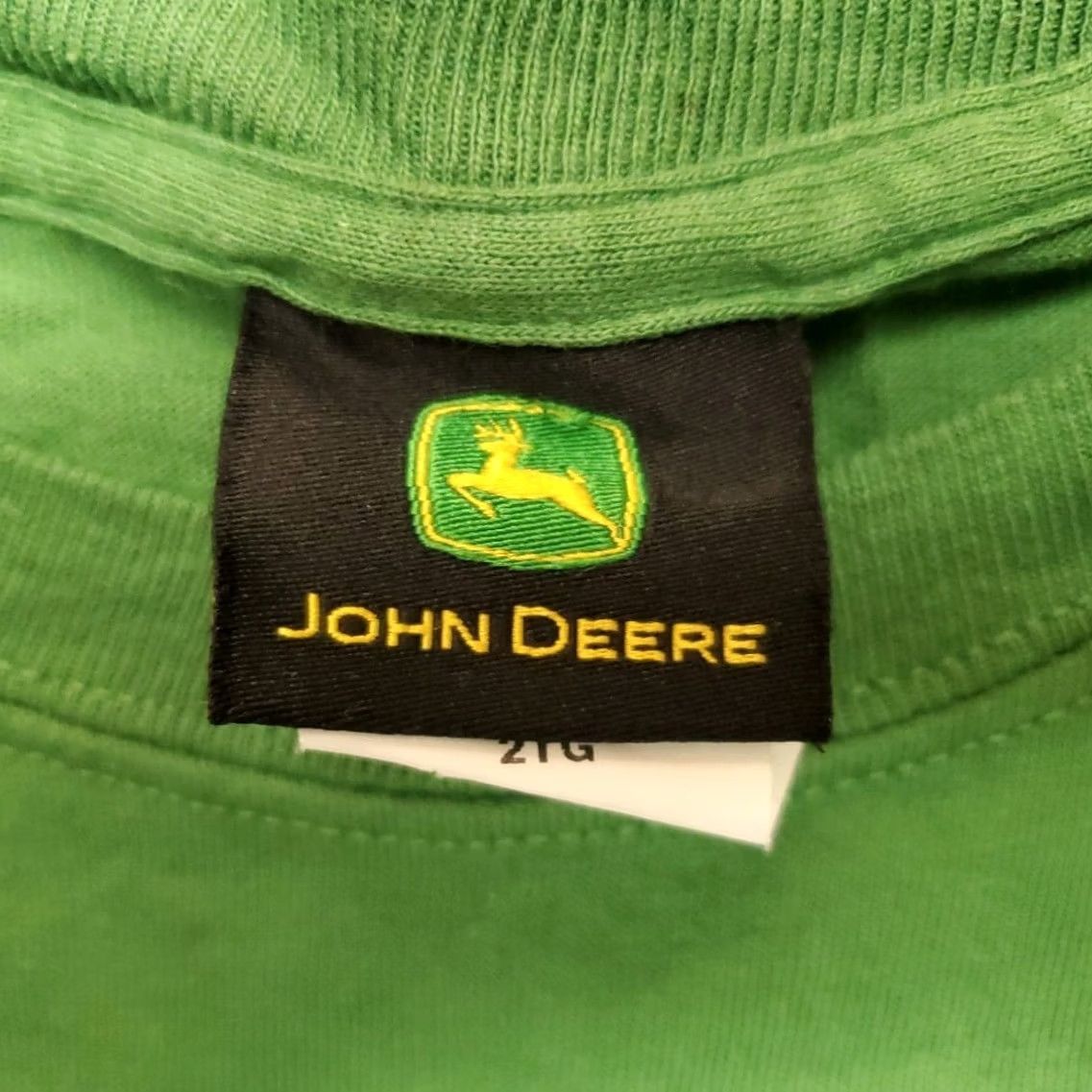 John Deere Vintage John Deere Shirt Mens XXL Green Crewneck Logo TEE Y2K Retro Farmers USA Charcoal? Size US XXL / EU 58 / 5 - 4 Thumbnail