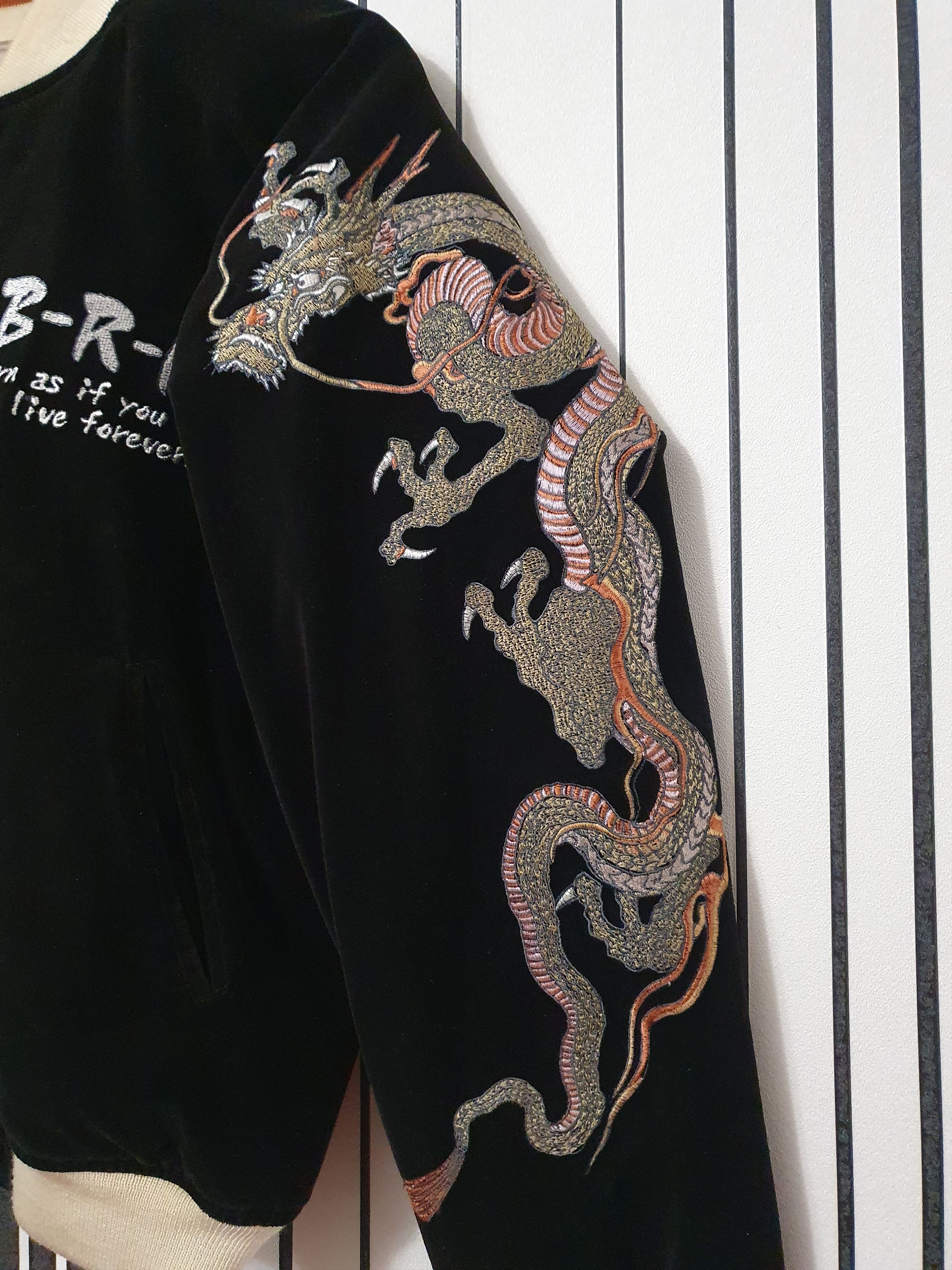 Tedman Rare Tedman Reversible Y2k "Live or Die" Japan Bomber Jacket Size US M / EU 48-50 / 2 - 12 Thumbnail